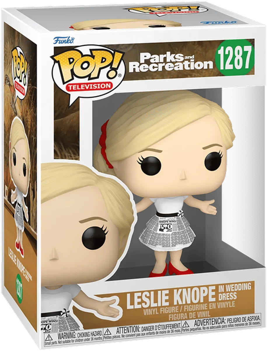 Funko Parks & Recreation: 15th Anniversary - Leslie Knope in Wedding Dress Pop! Vinyl