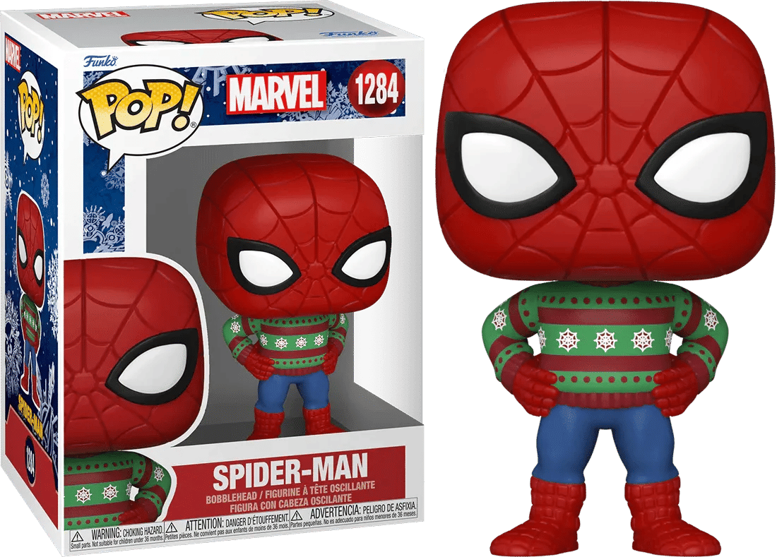 Funko Marvel Comics - Spider - Man Holiday Sweater Pop! Vinyl