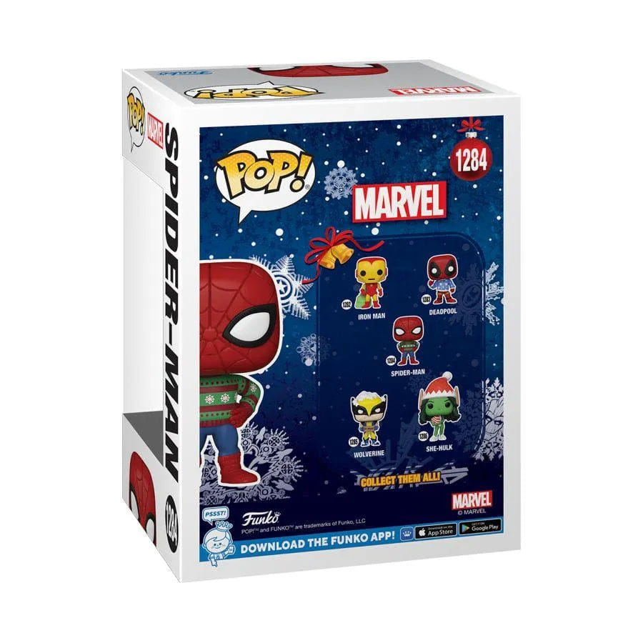 Funko Marvel Comics - Spider - Man Holiday Sweater Pop! Vinyl