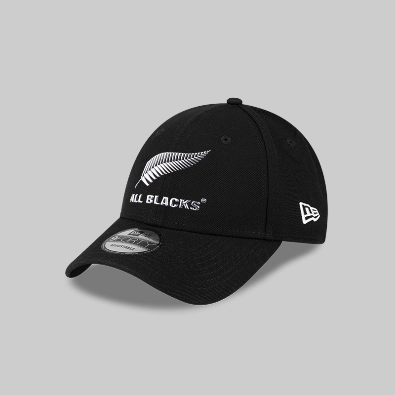 New Era All Blacks Silver Badge Collection 9Forty Snapback