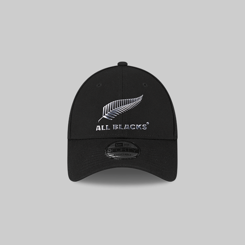 New Era All Blacks Silver Badge Collection 9Forty Snapback