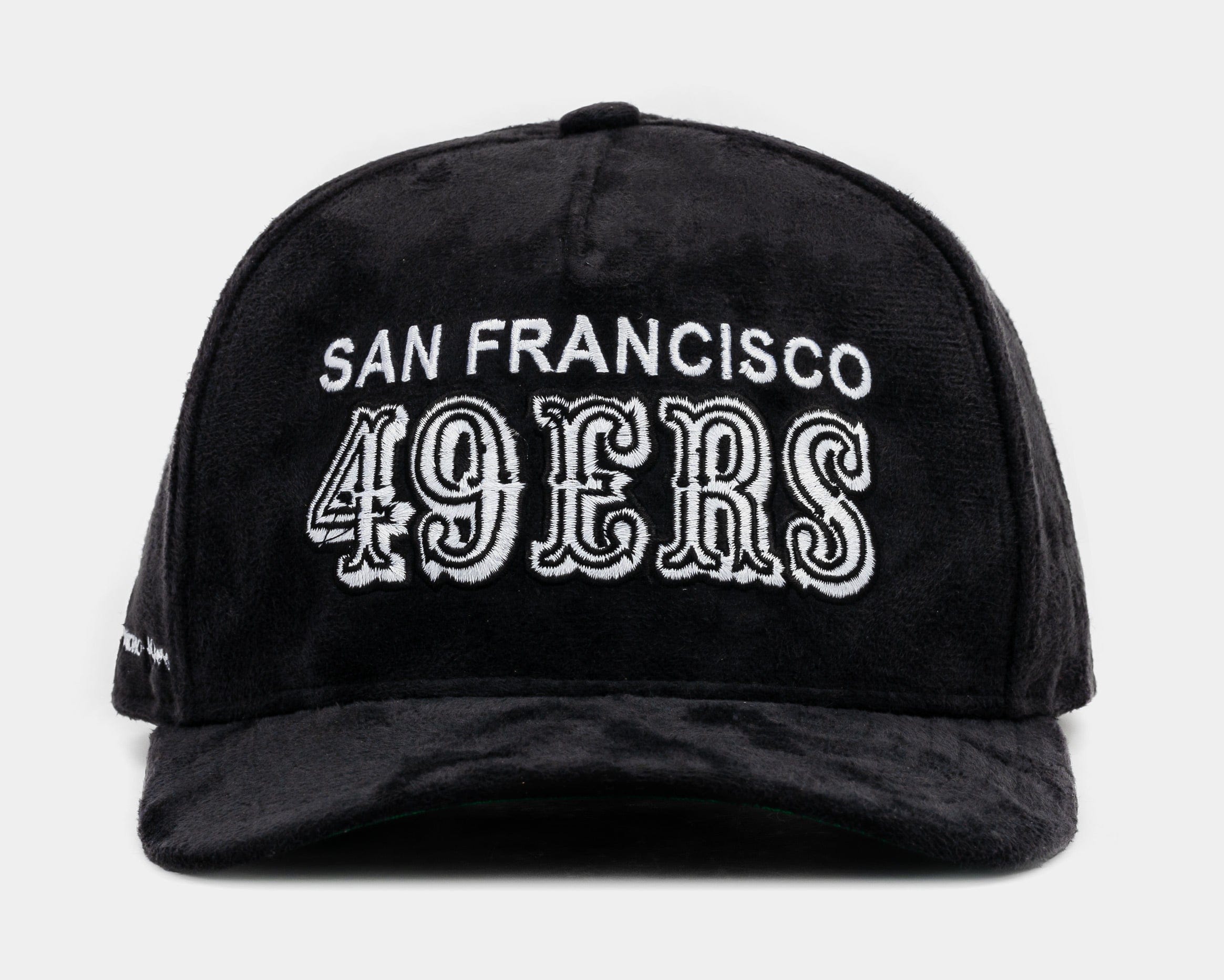 NEW ERA Shoe Palace Exclusive San Francisco 49ers Black Suede 950AF Snapback Mens Hat (Black)