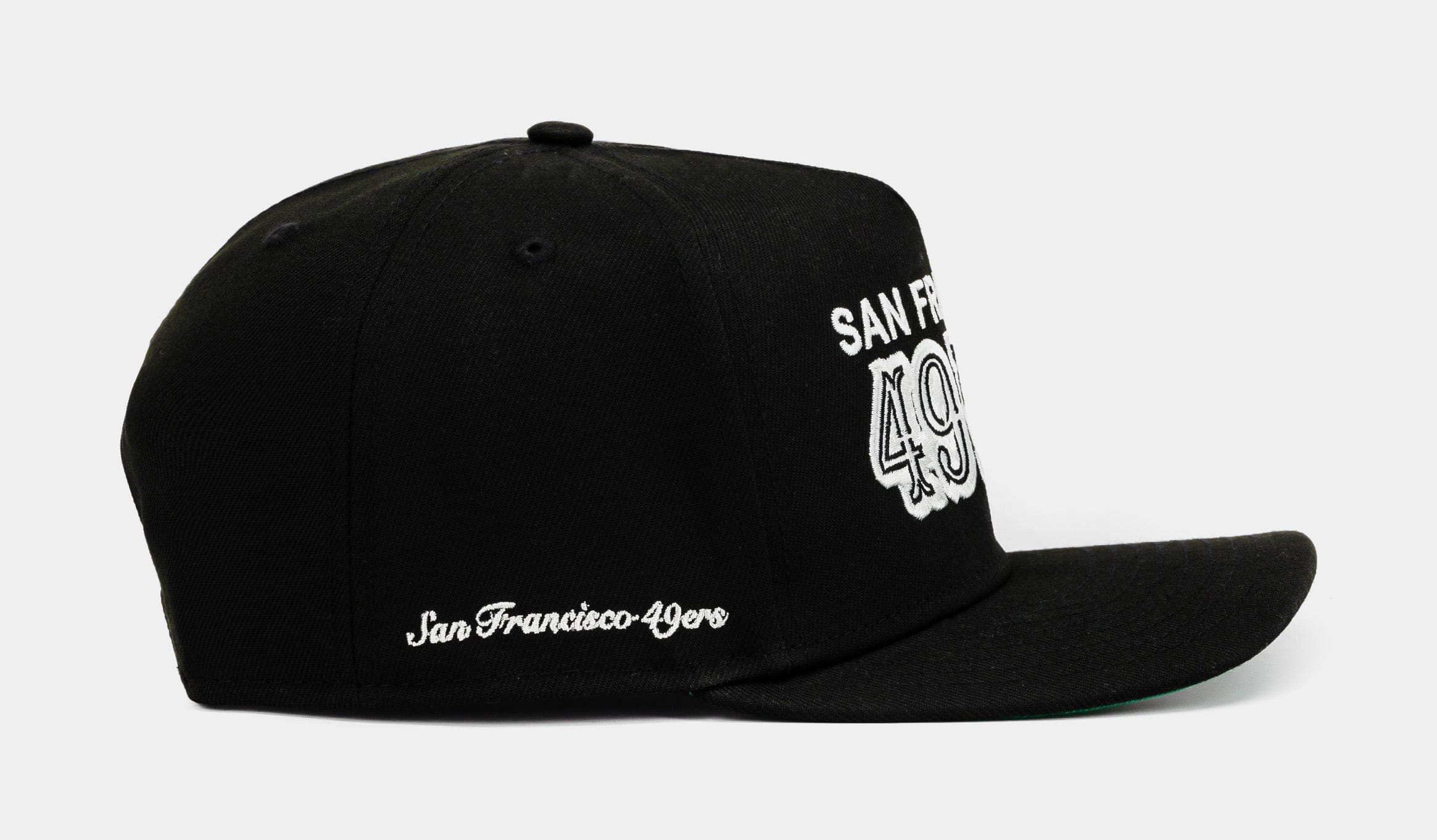 NEW ERA Shoe Palace Exclusive San Francisco 49ers Chrome 950AF Snapback Mens Hat (Black/White)