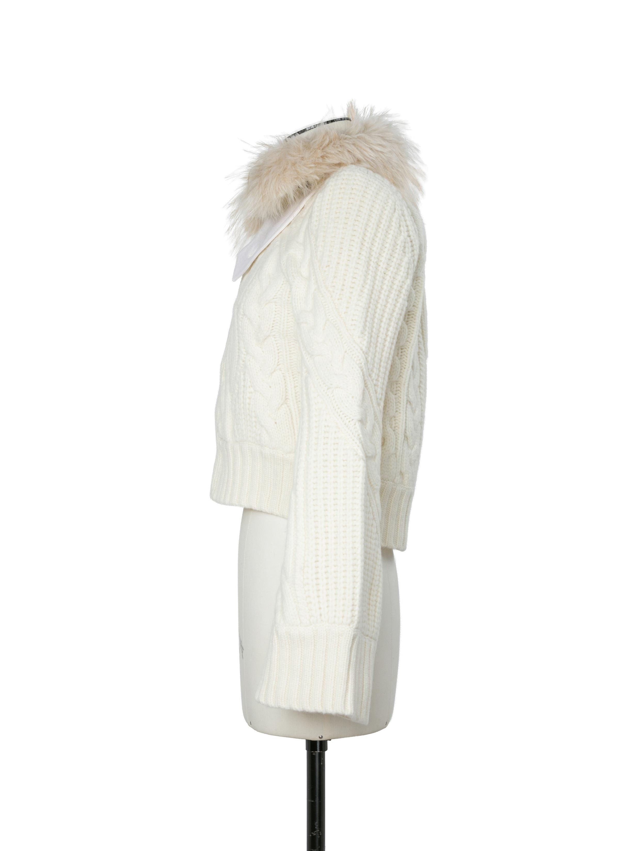 Knit Wool Knit Blouson