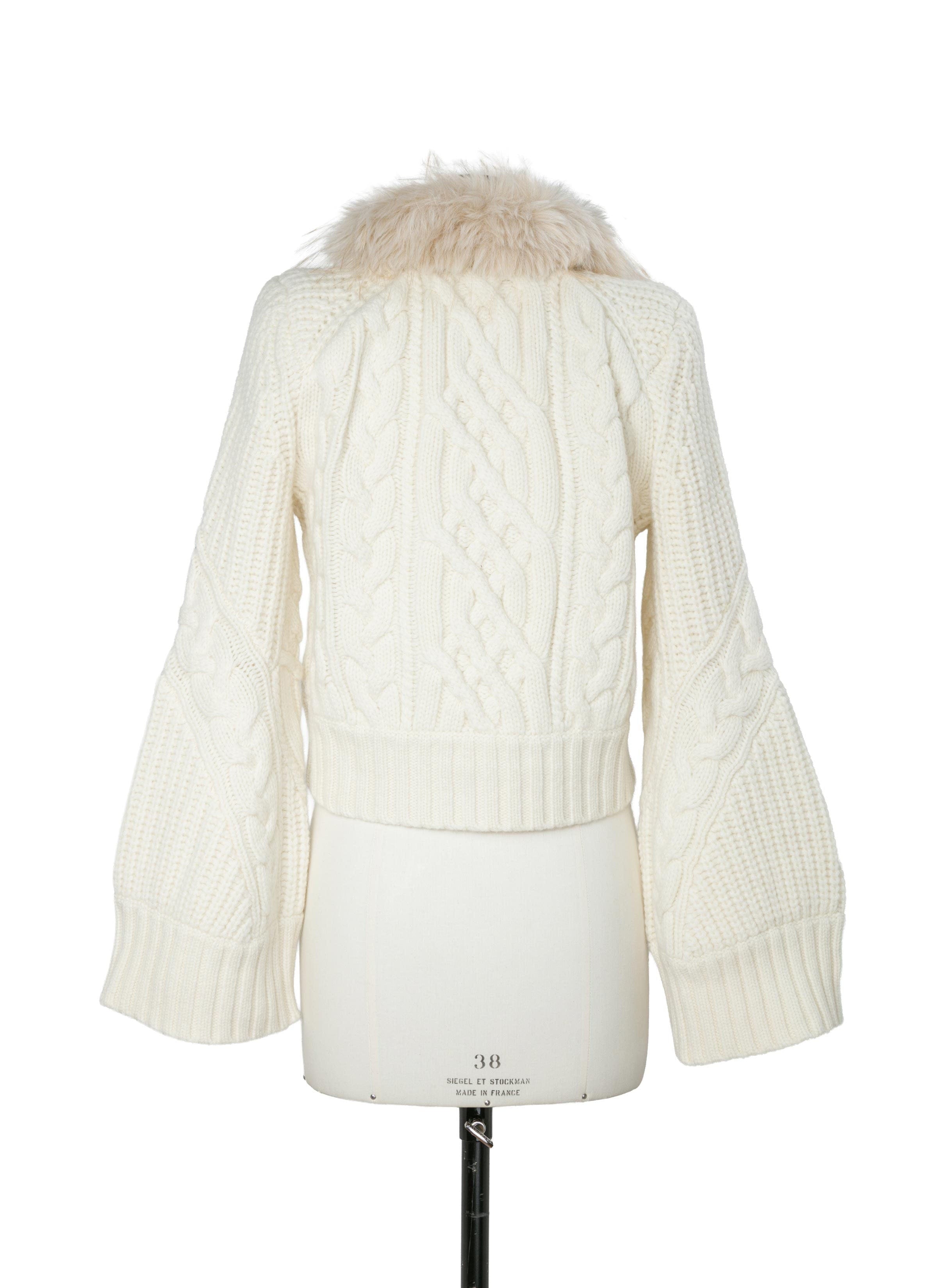 Knit Wool Knit Blouson