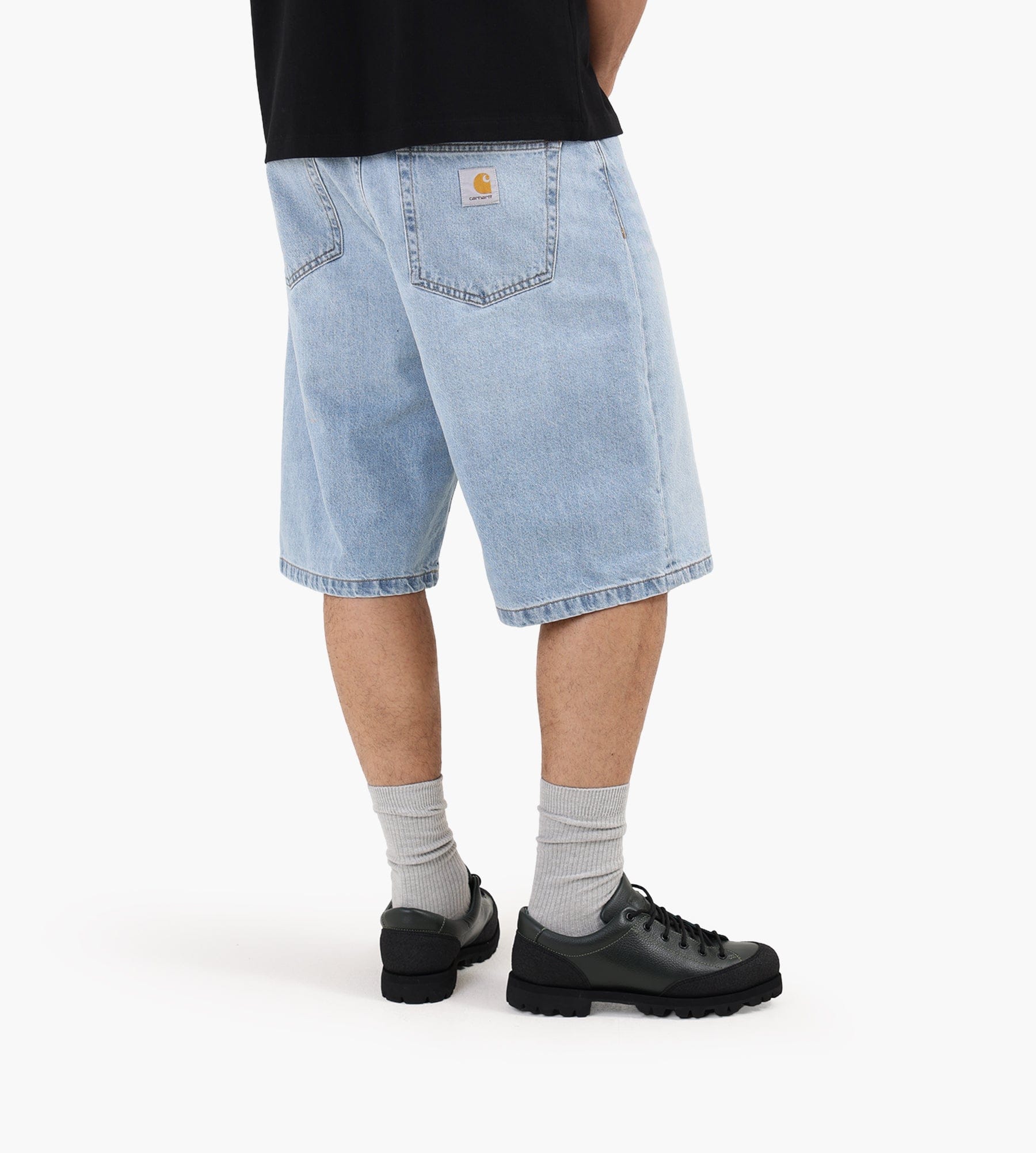 Carhartt WIP Landon Short Blue Heavy Worn