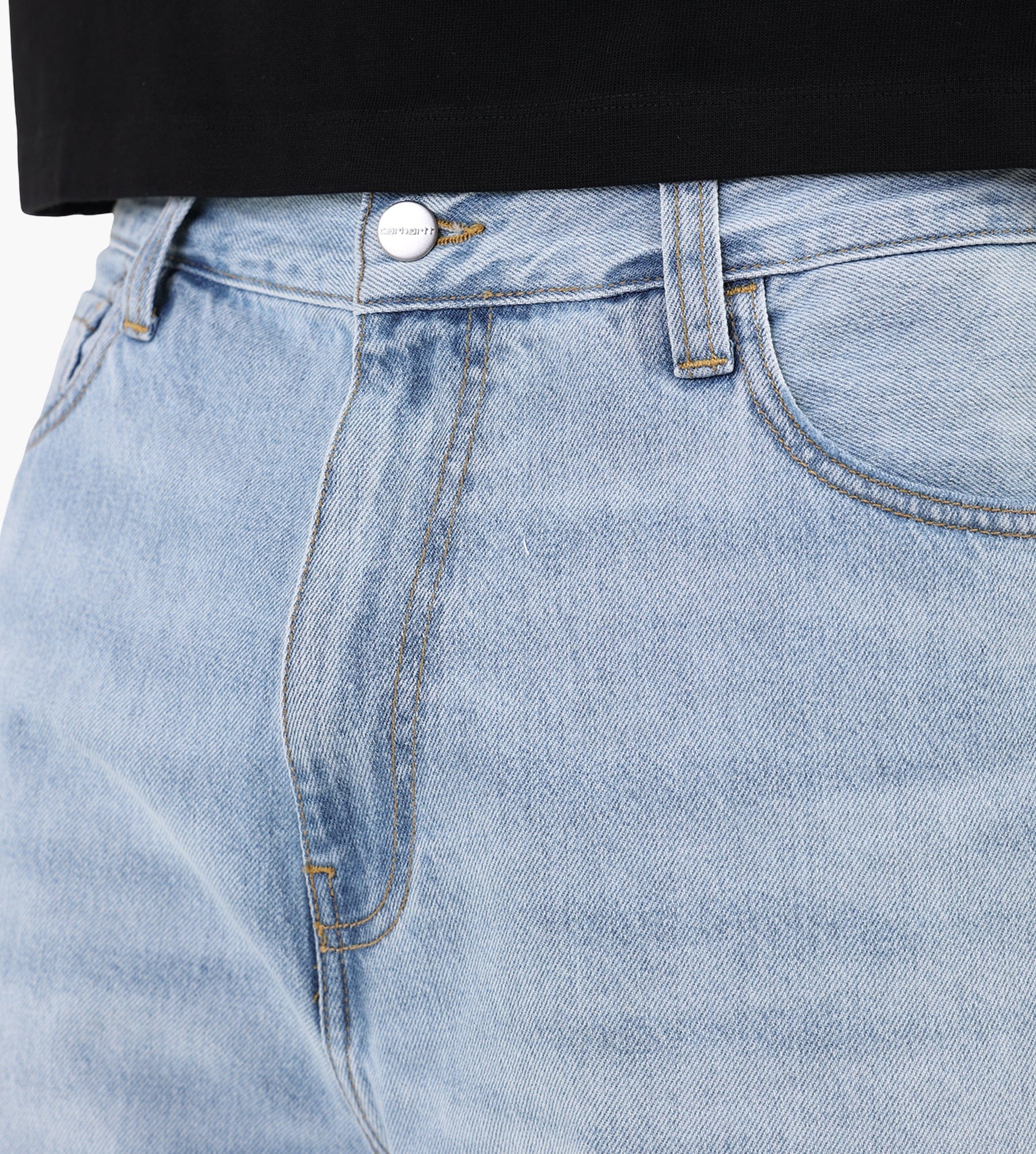 Carhartt WIP Landon Short Blue Heavy Worn