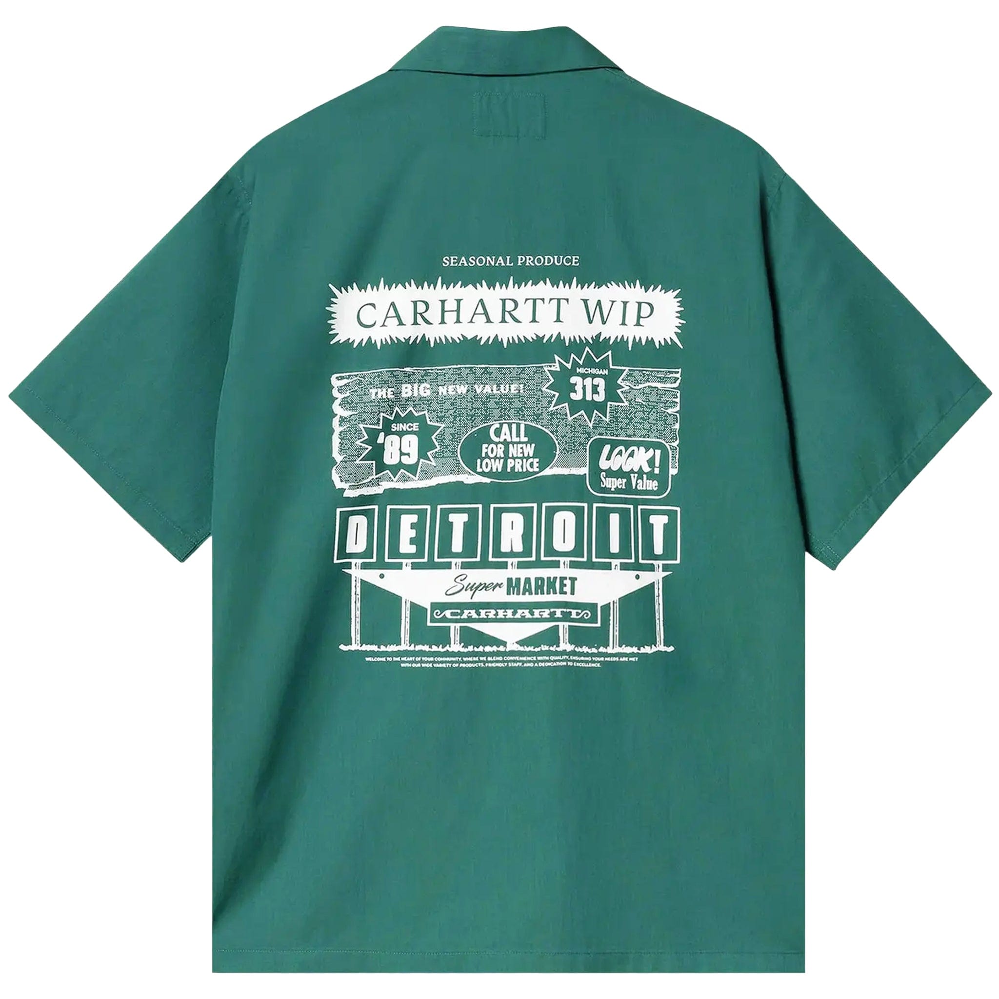Carhartt WIP S/S Deli Shirt (Rainforest)