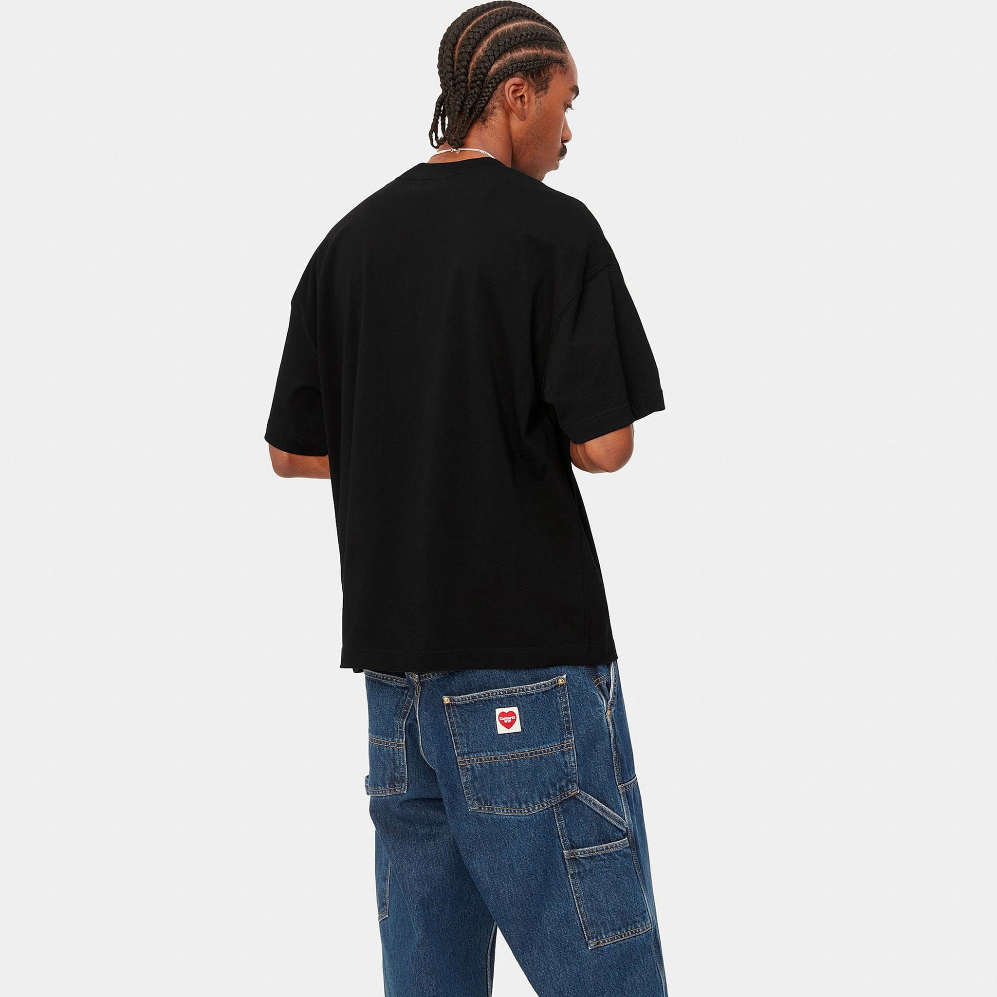 Carhartt WIP S/S Link Script T-Shirt (BLACK/WHITE)