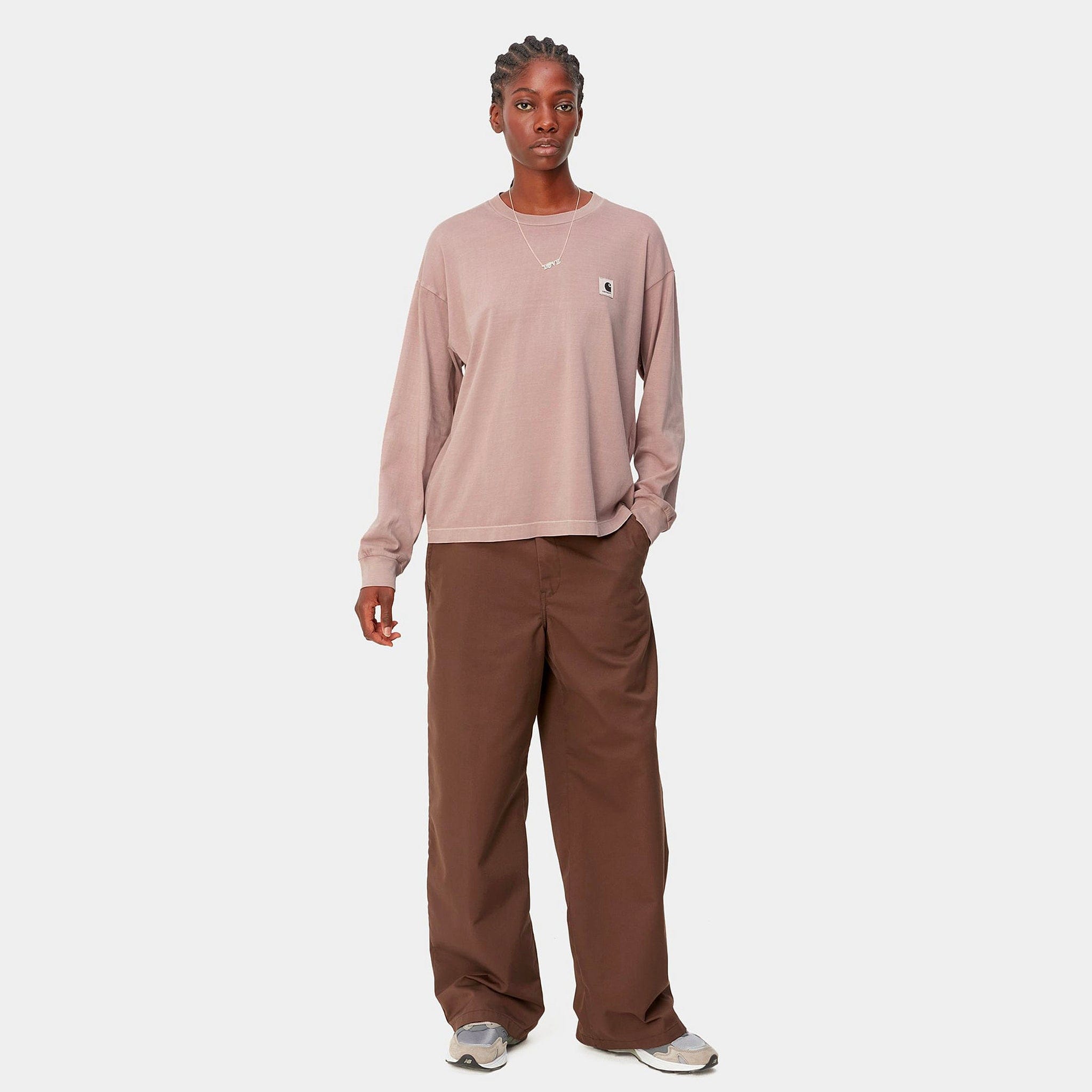 Carhartt WIP W' Nelson L/S T-Shirt (Glassy Pink)