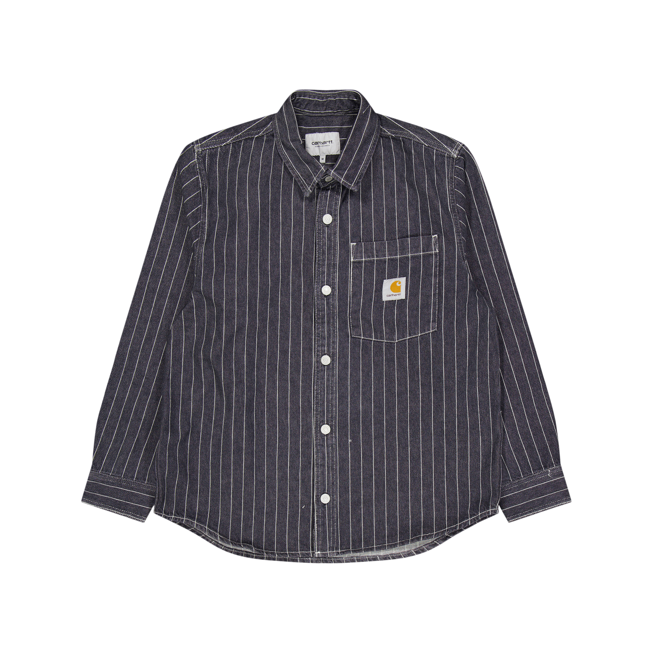 Carhartt WIP Orlean Shirt Jac Orlean Stripe, Black / White