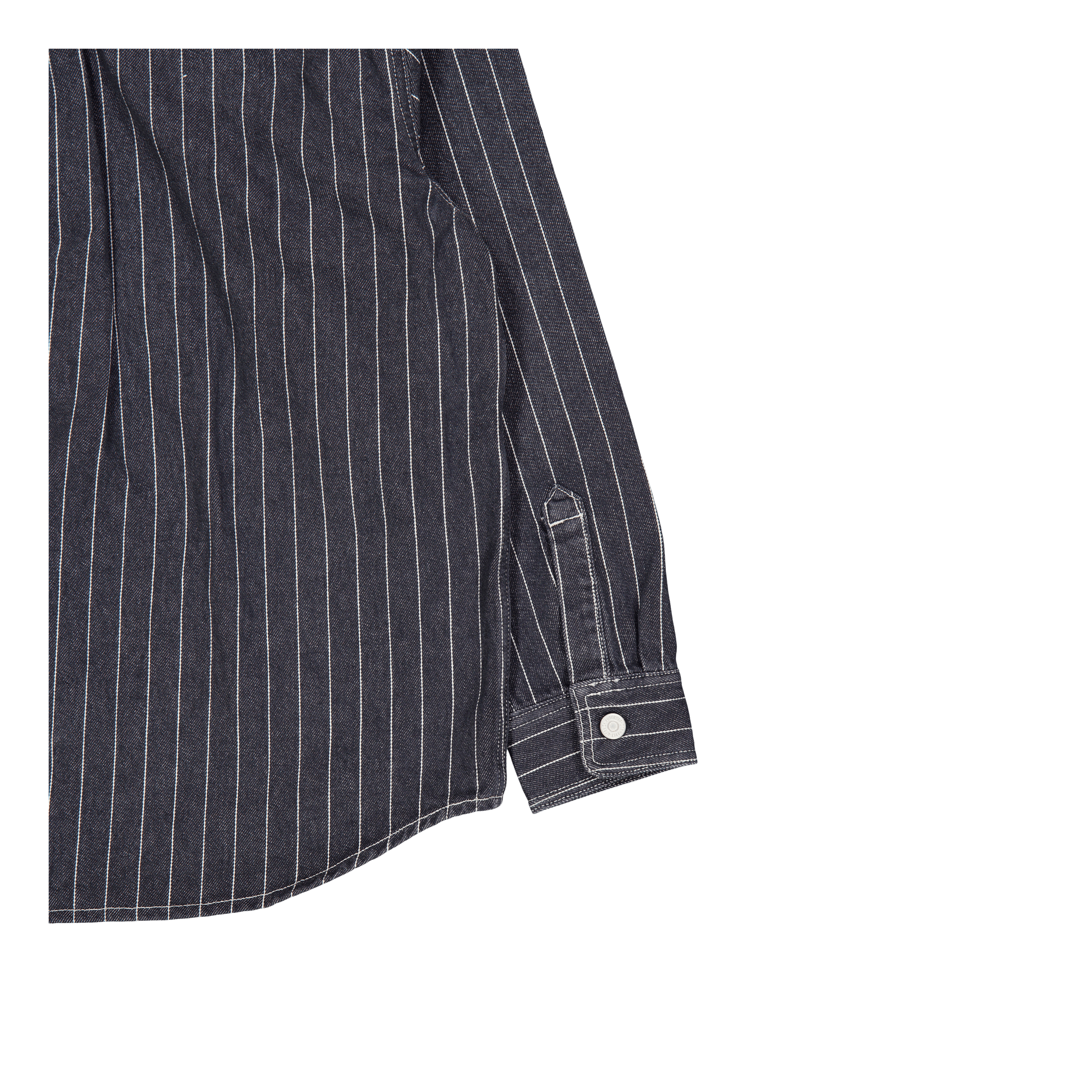 Carhartt WIP Orlean Shirt Jac Orlean Stripe, Black / White