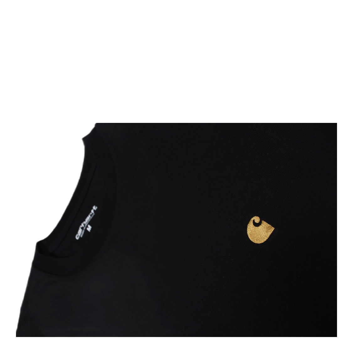 Carhartt WIP L/s Chase T - shirt 100% Cotton Black / Gold