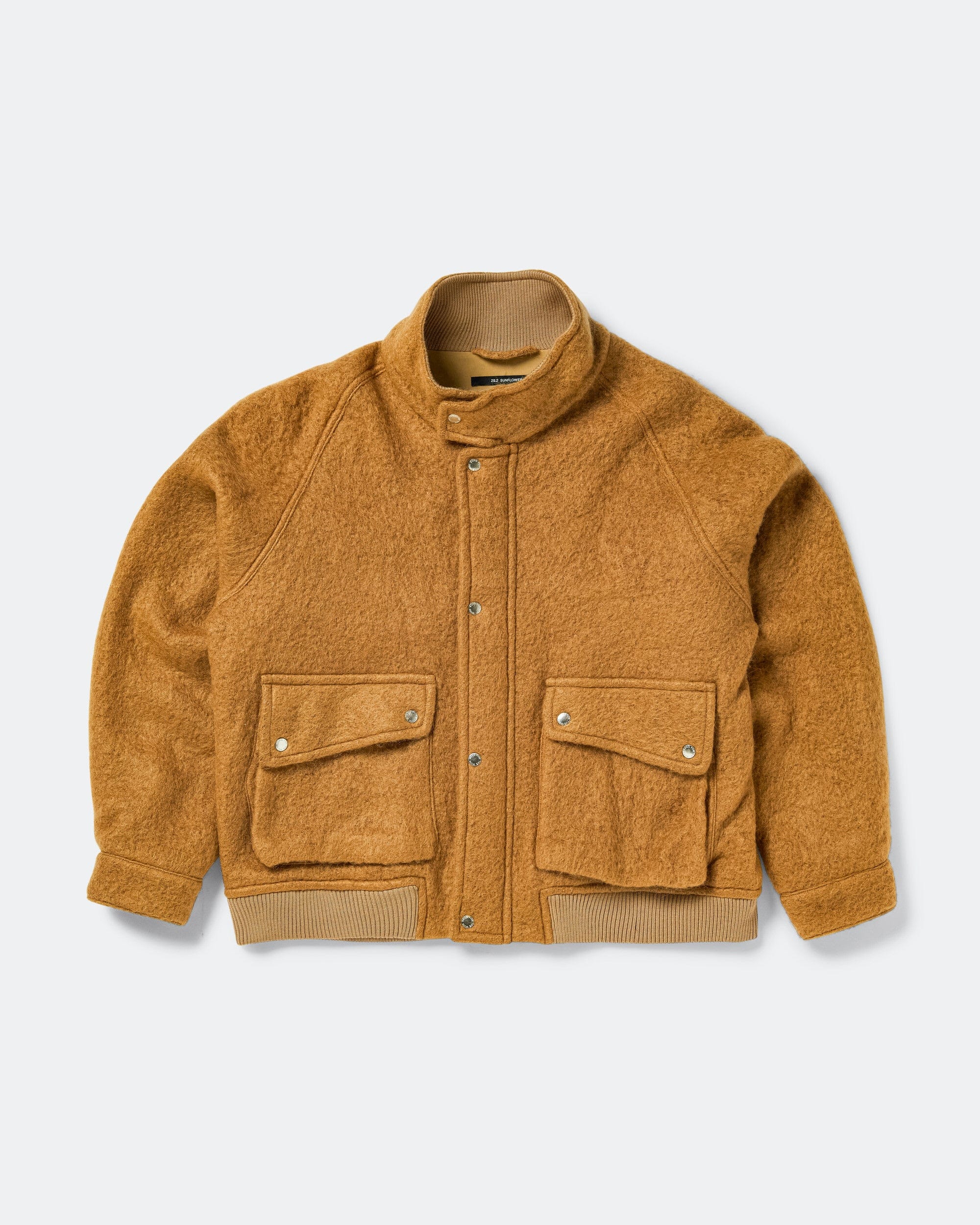 Song For The Mute Flight Jacket - Camel Teddy