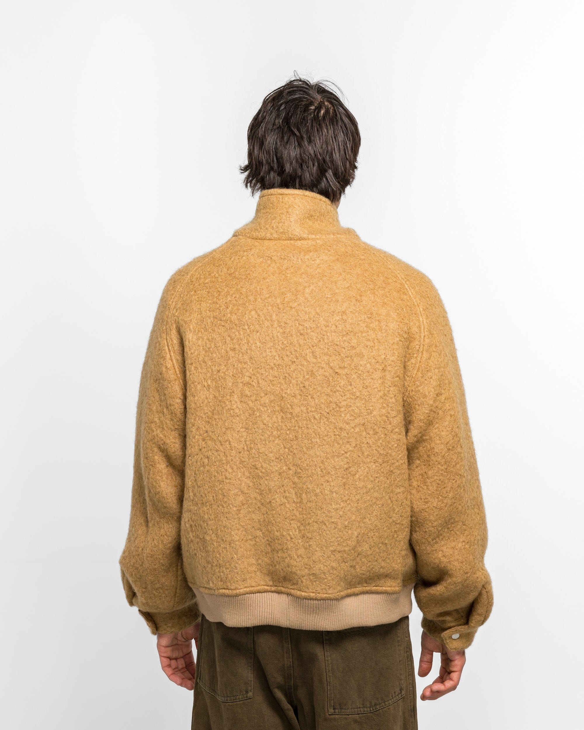 Song For The Mute Flight Jacket - Camel Teddy