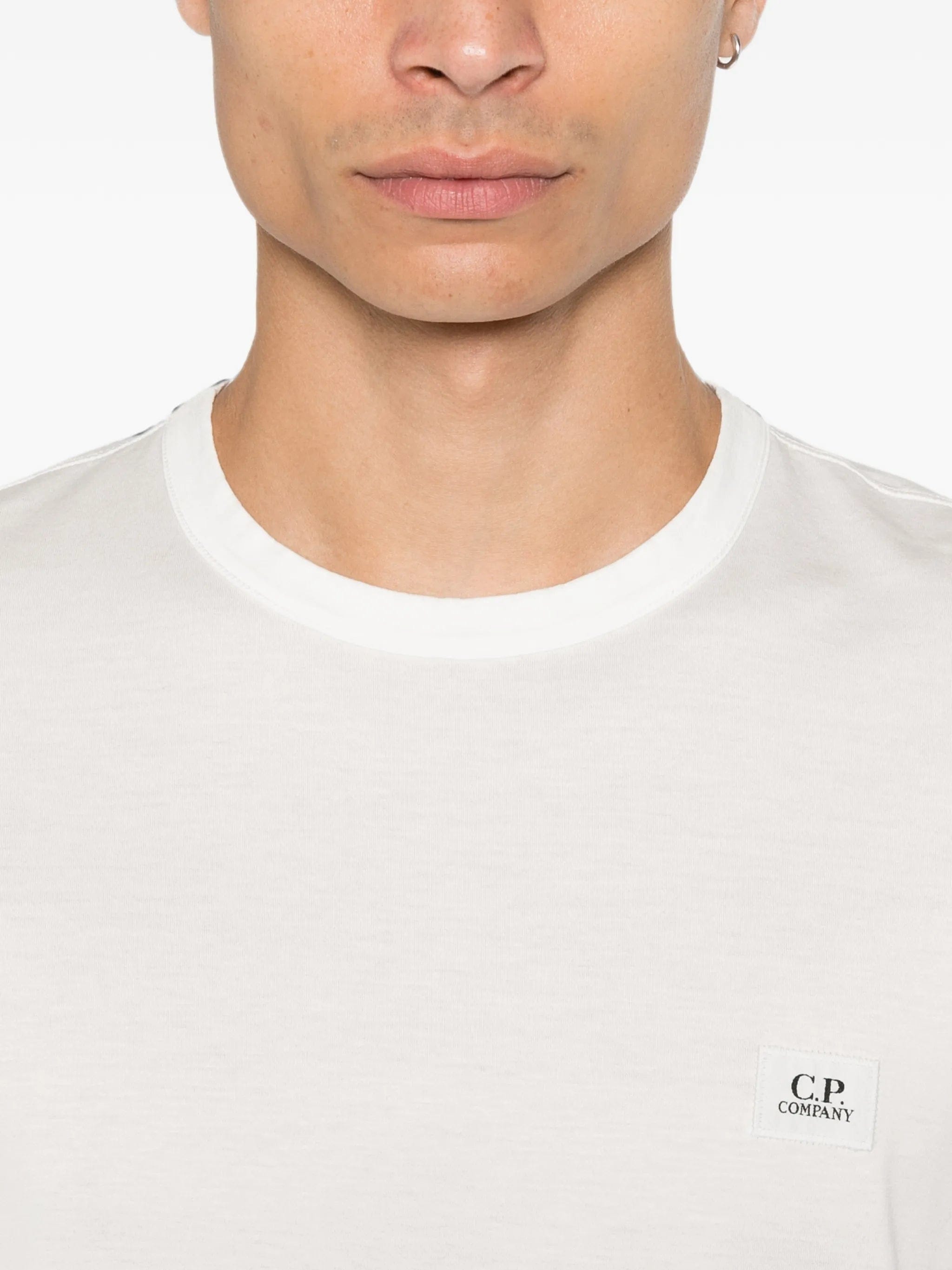 C.P. Company logo - patch jersey T - shirt