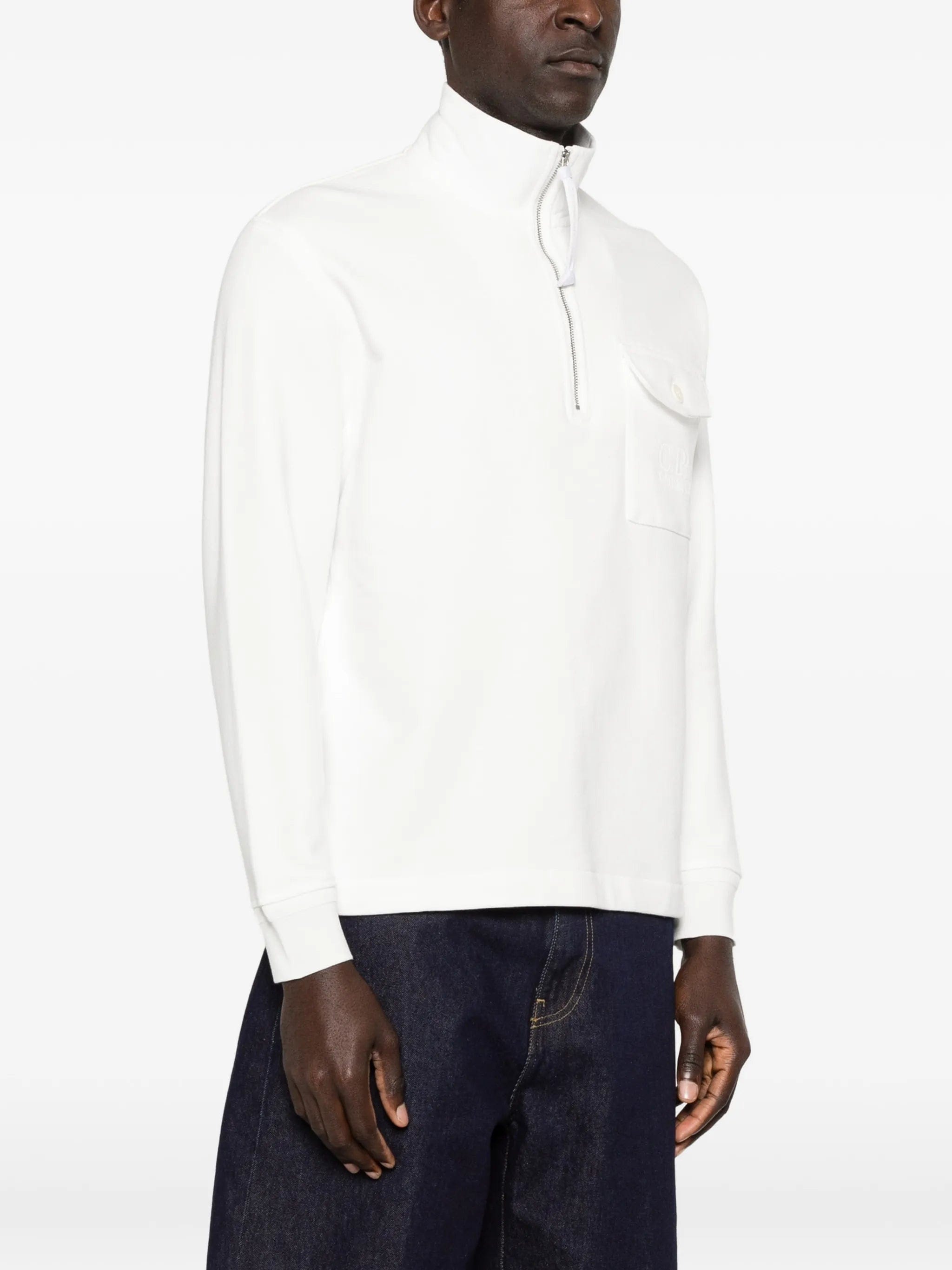C.P. Company haf - zip chest - pocket sweatshirt