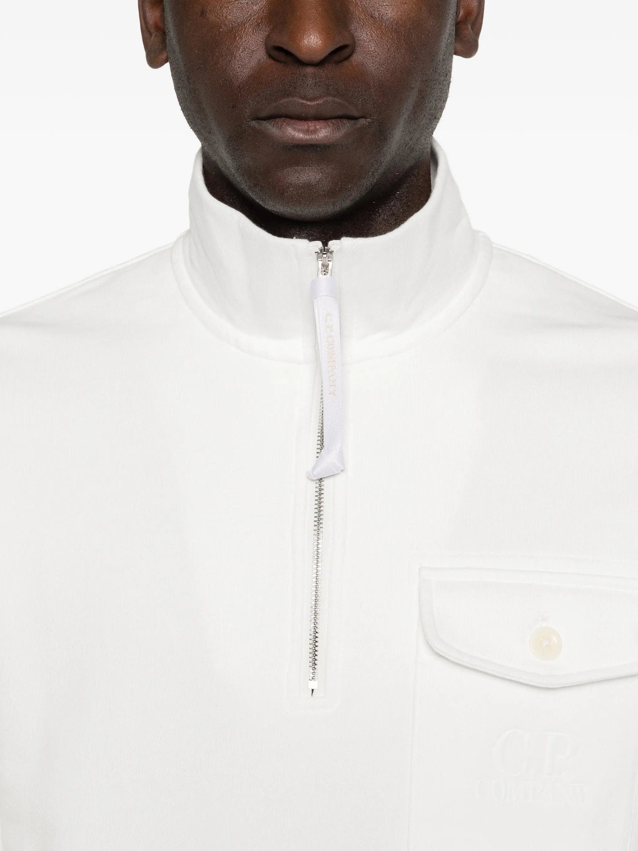 C.P. Company haf - zip chest - pocket sweatshirt