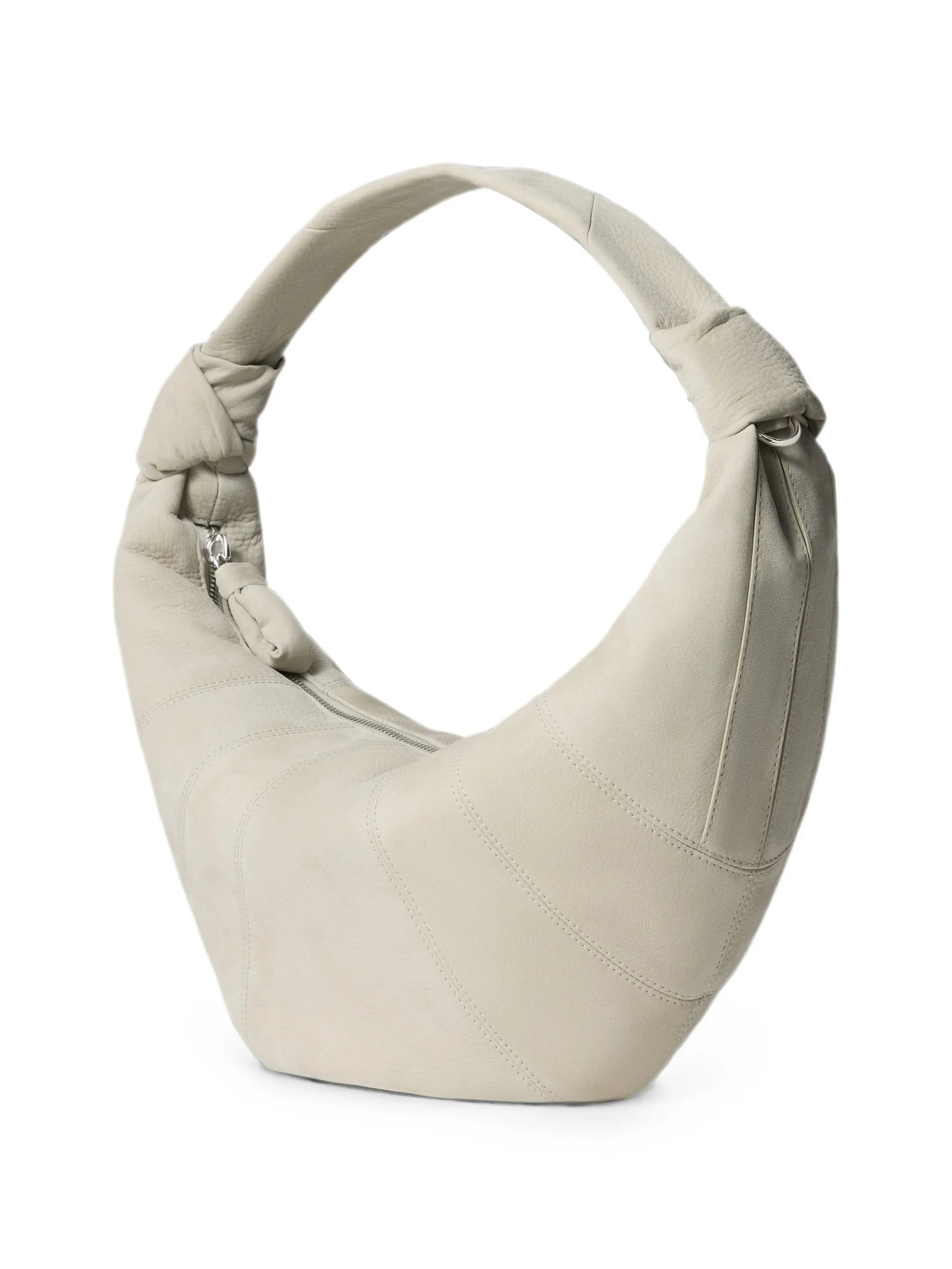 Lemaire Fortune Croissant bag in alpaca nubuck