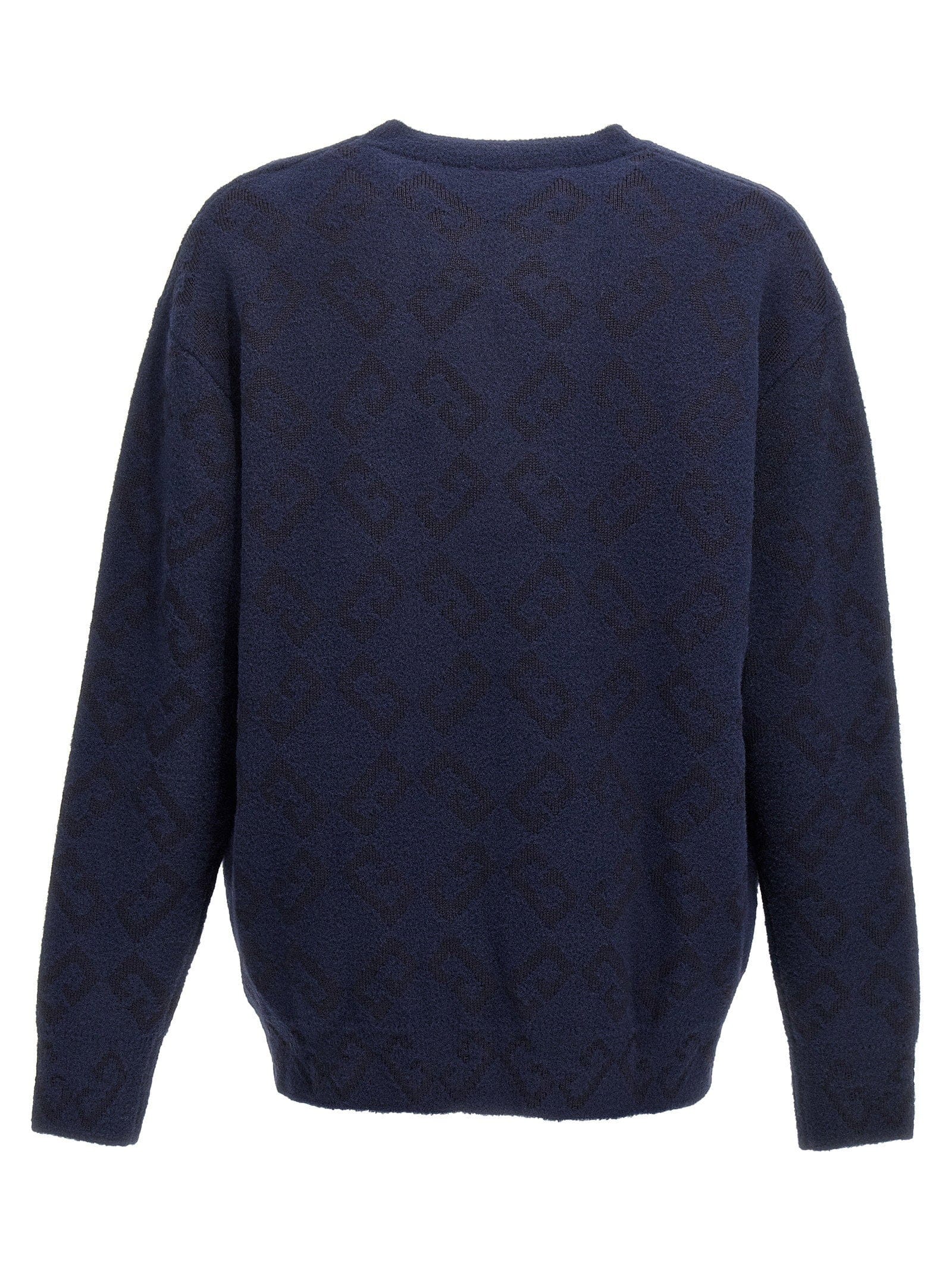 Givenchy Logo - Embroidered Sweater — Navy