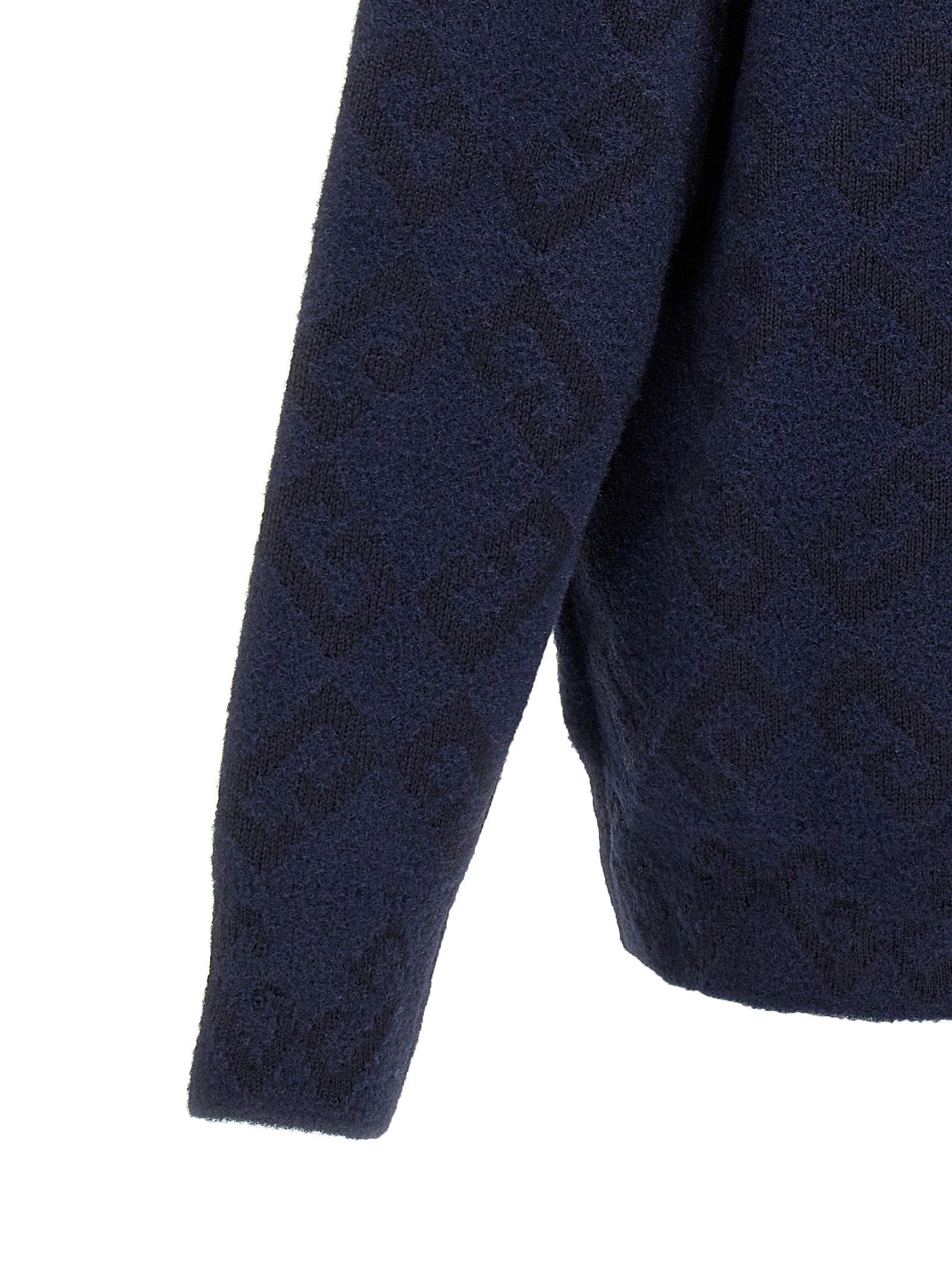 Givenchy Logo - Embroidered Sweater — Navy