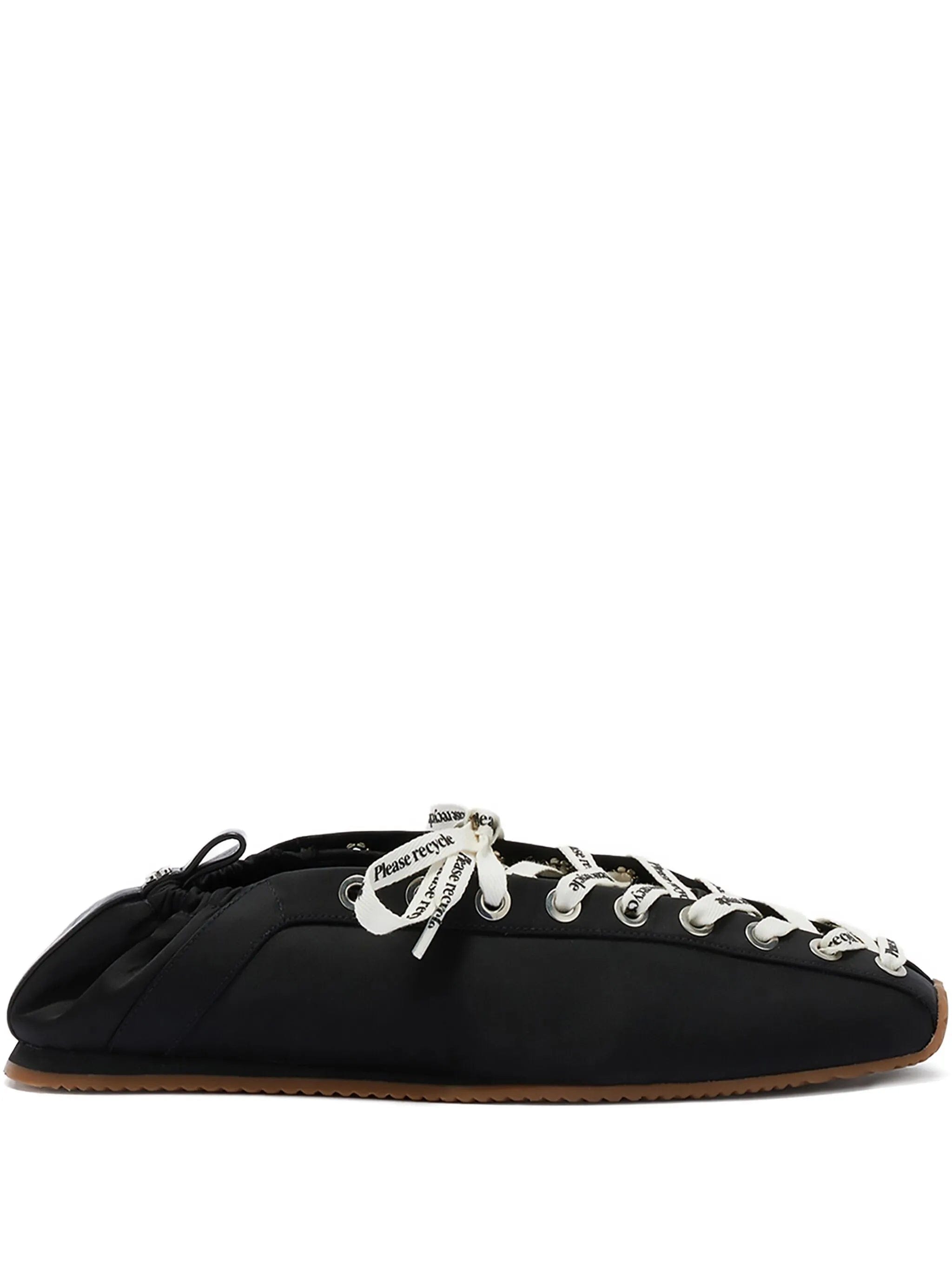 GANNI lace - up ballet flats