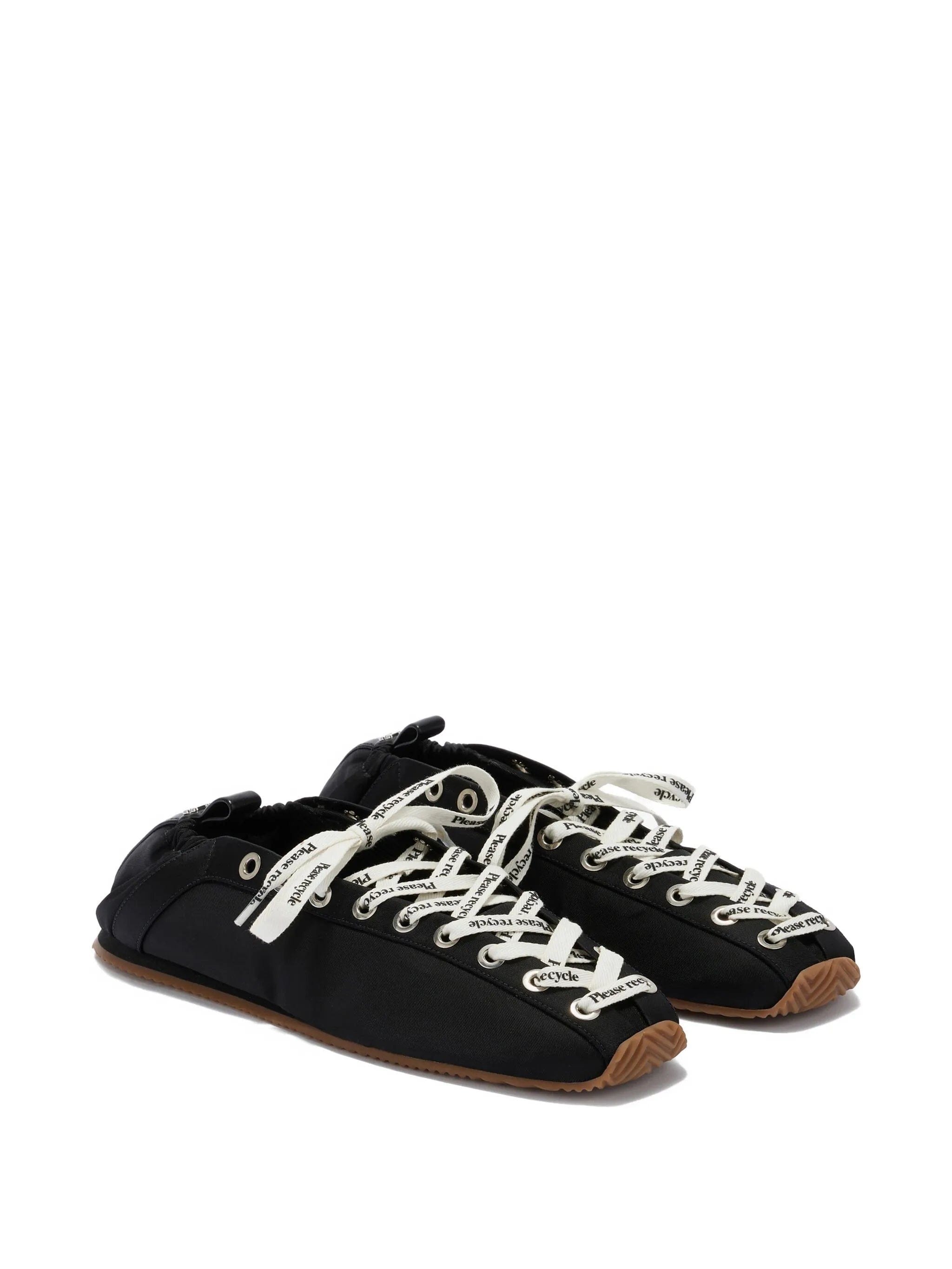 GANNI lace - up ballet flats