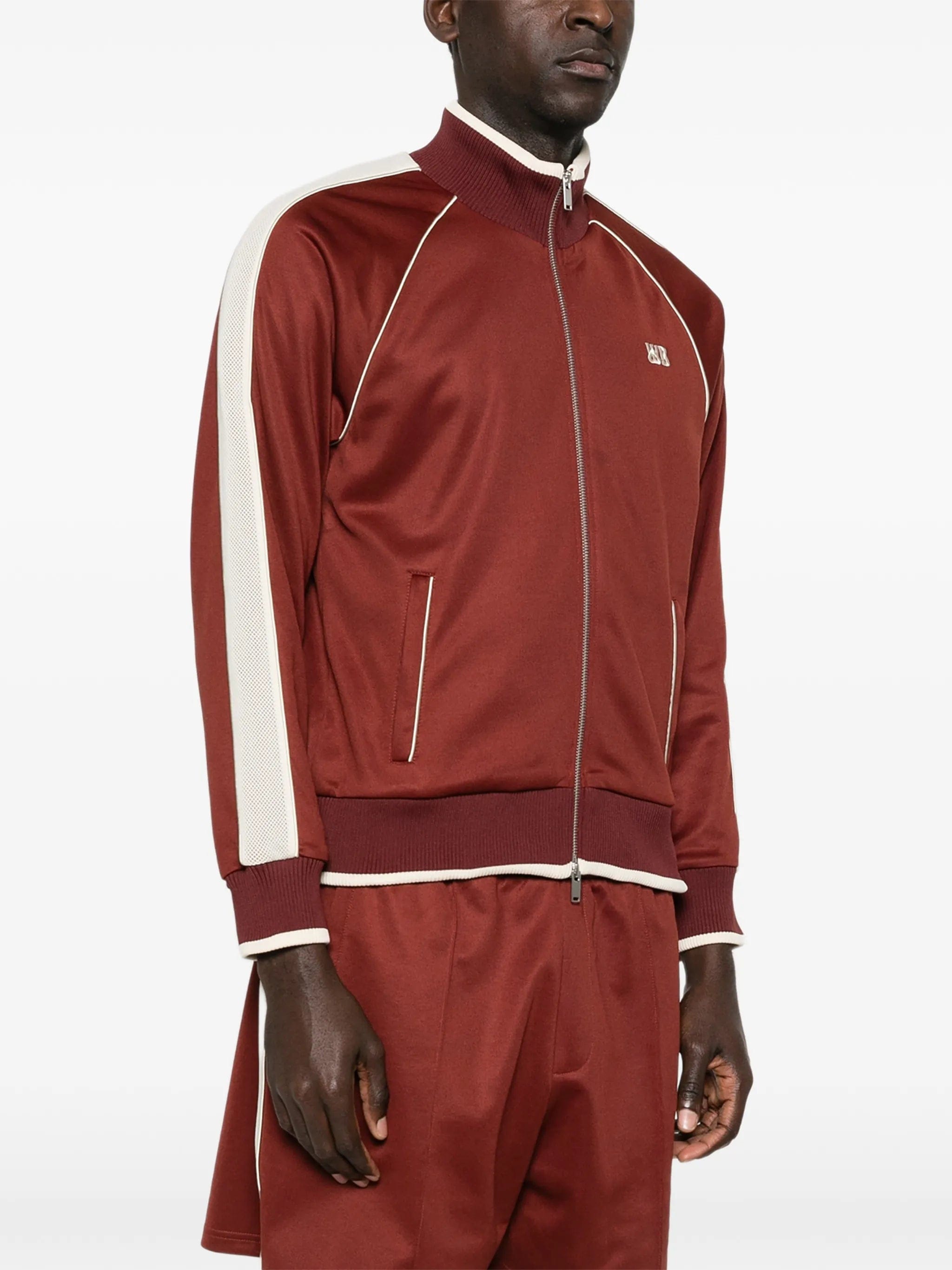 Wales Bonner wb logo stripe jersey track jacket