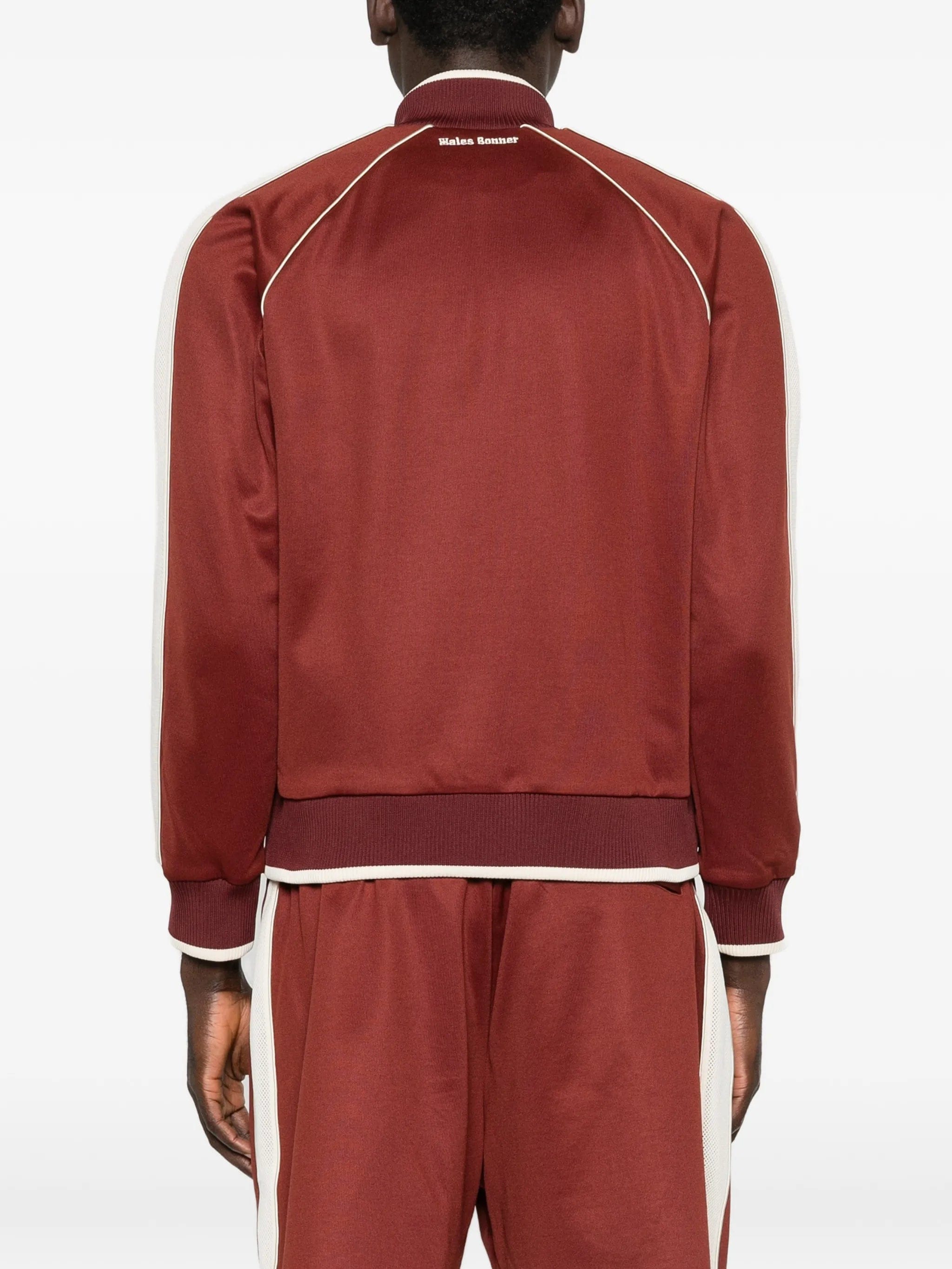 Wales Bonner wb logo stripe jersey track jacket