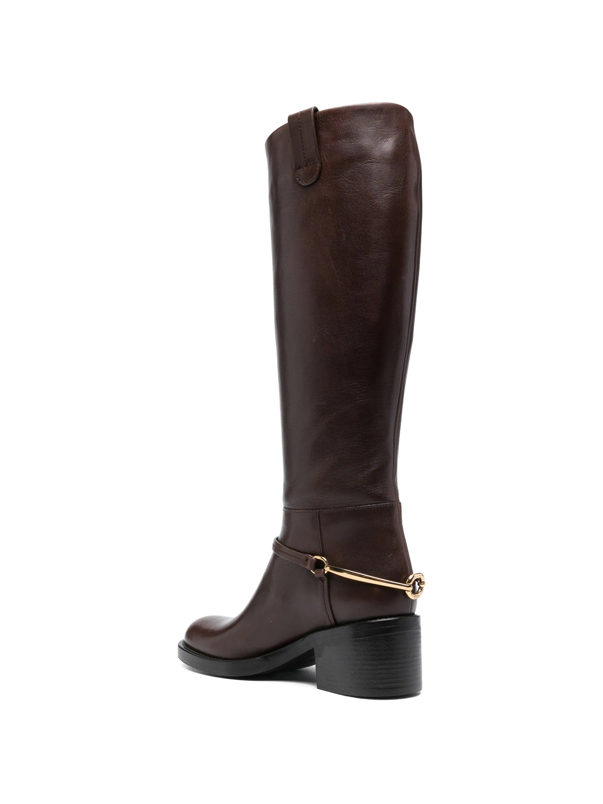 Chloé Dakota round - toe strap boots