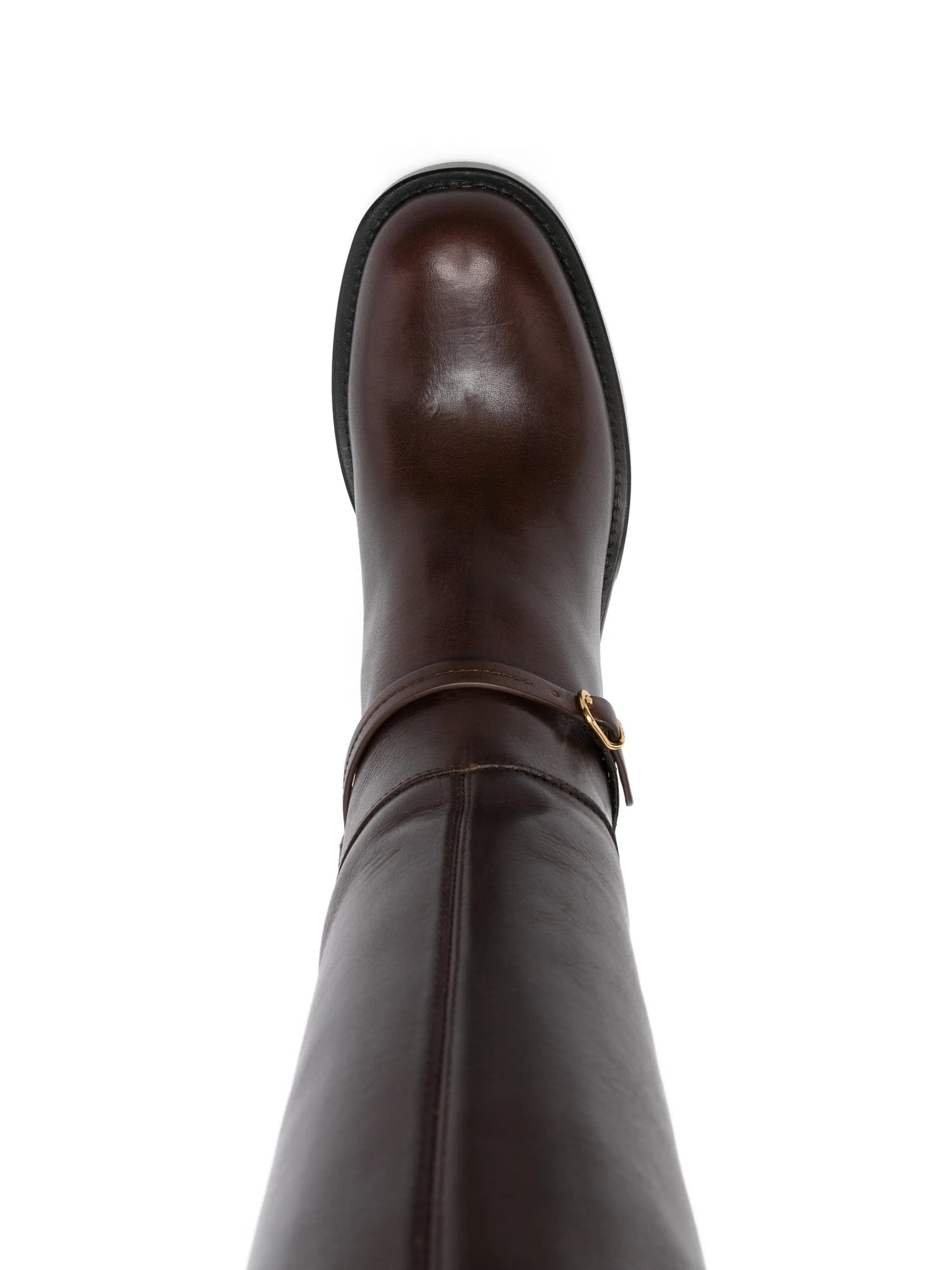 Chloé Dakota round - toe strap boots
