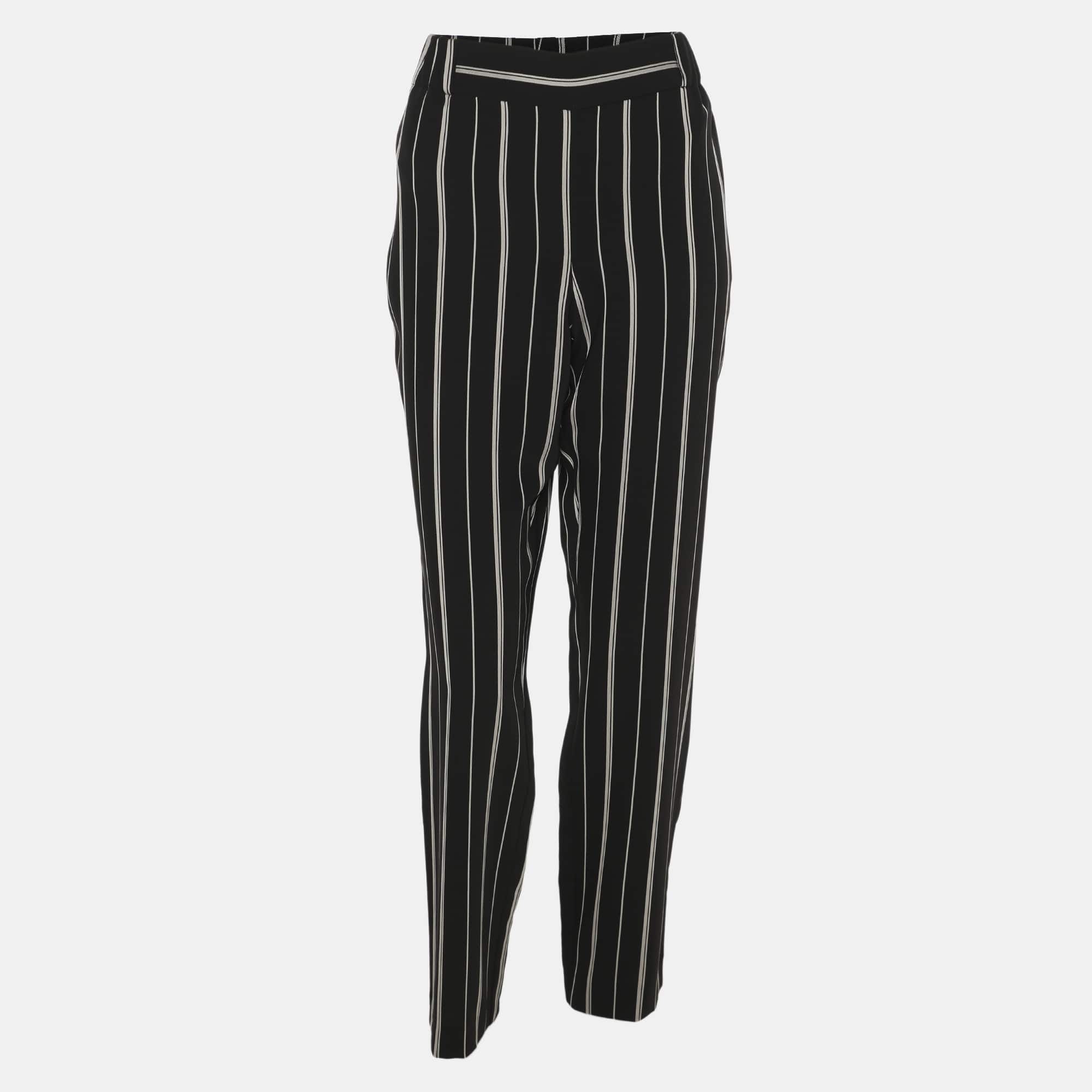 Hugo Boss Boss By Hugo Boss Black/white Stripe Trousers