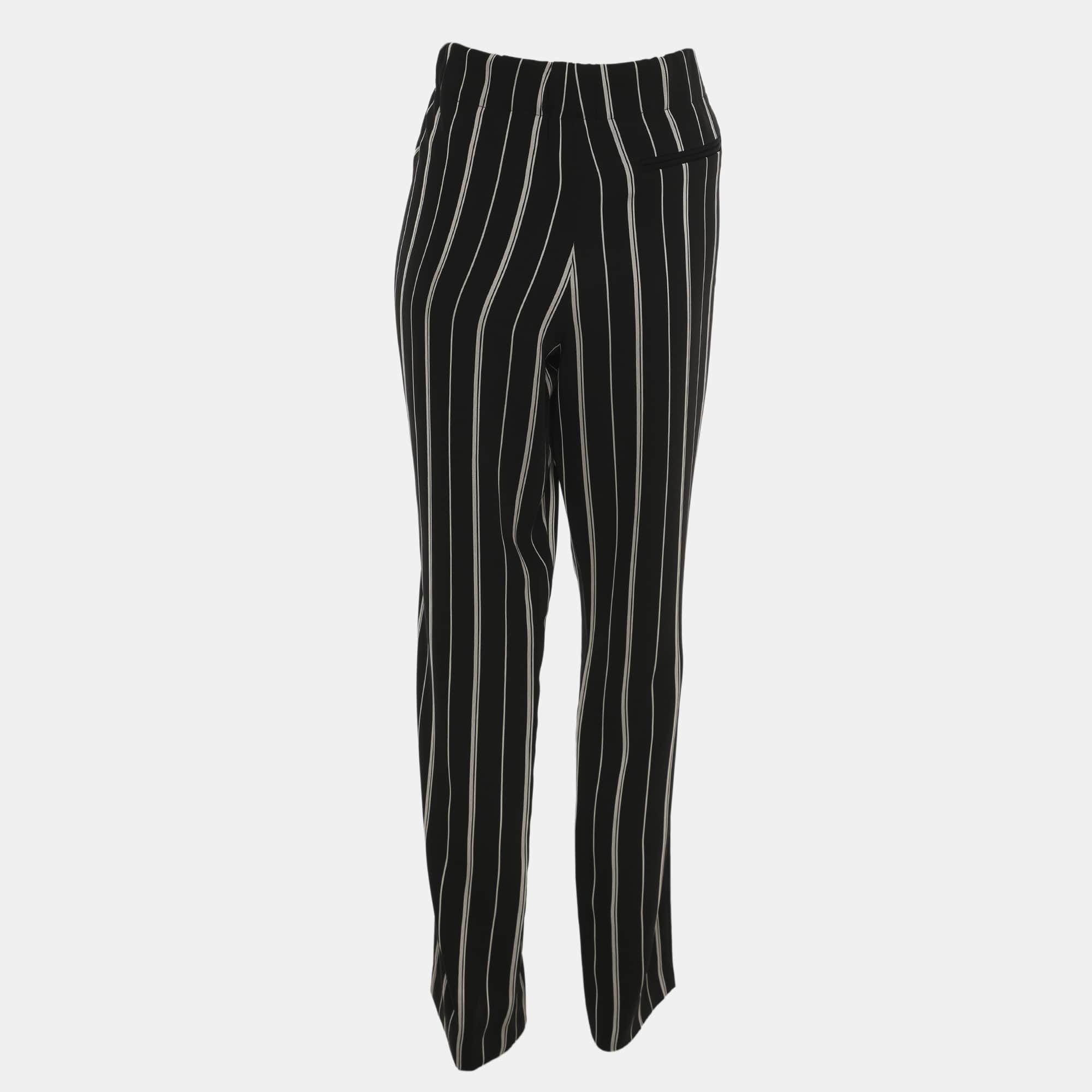 Hugo Boss Boss By Hugo Boss Black/white Stripe Trousers