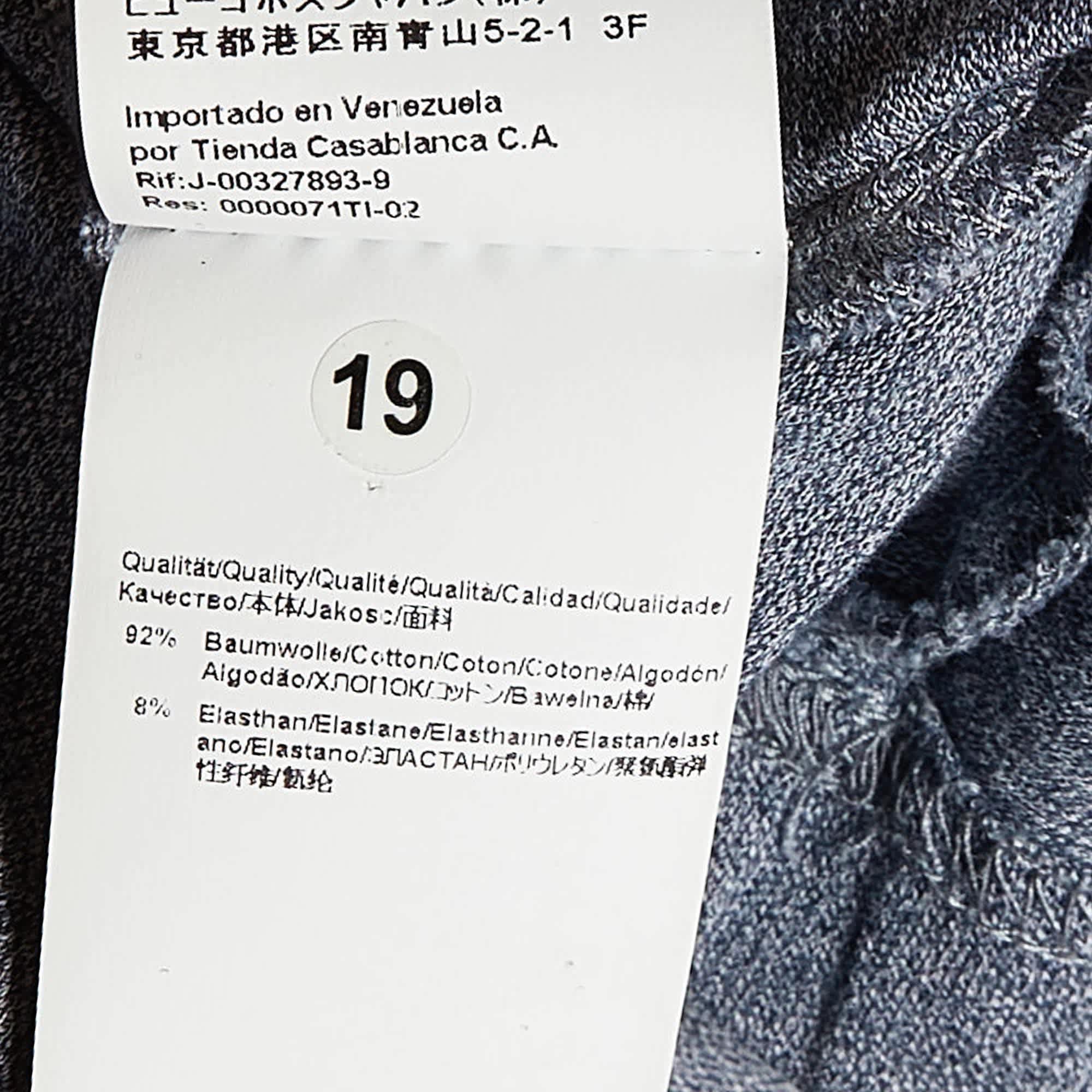 Hugo Boss Boss By Hugo Boss Grey Cotton Paul Curved Polo T - Shirt