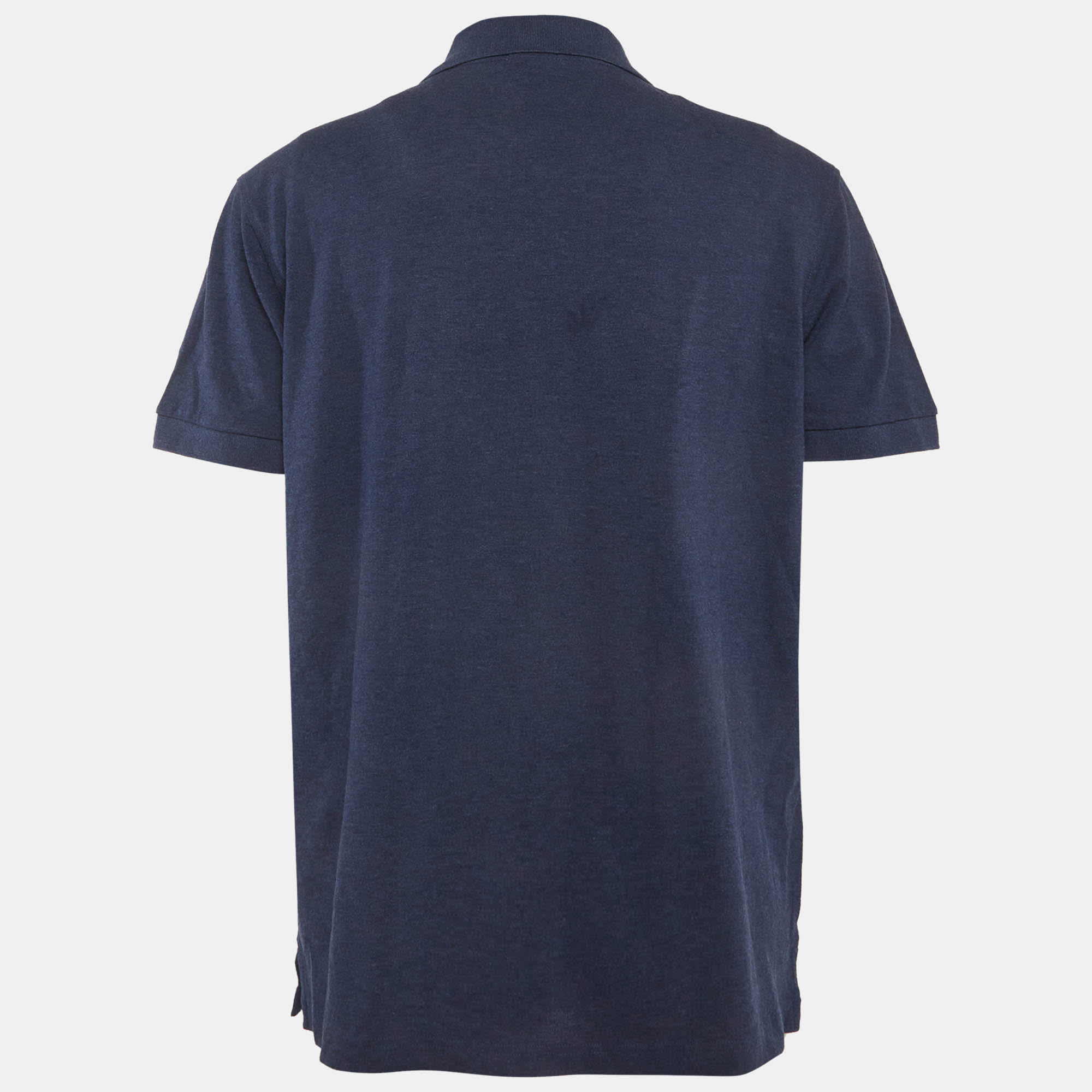 Hugo Boss Boss By Hugo Boss Blue Pique Polo T - Shirt