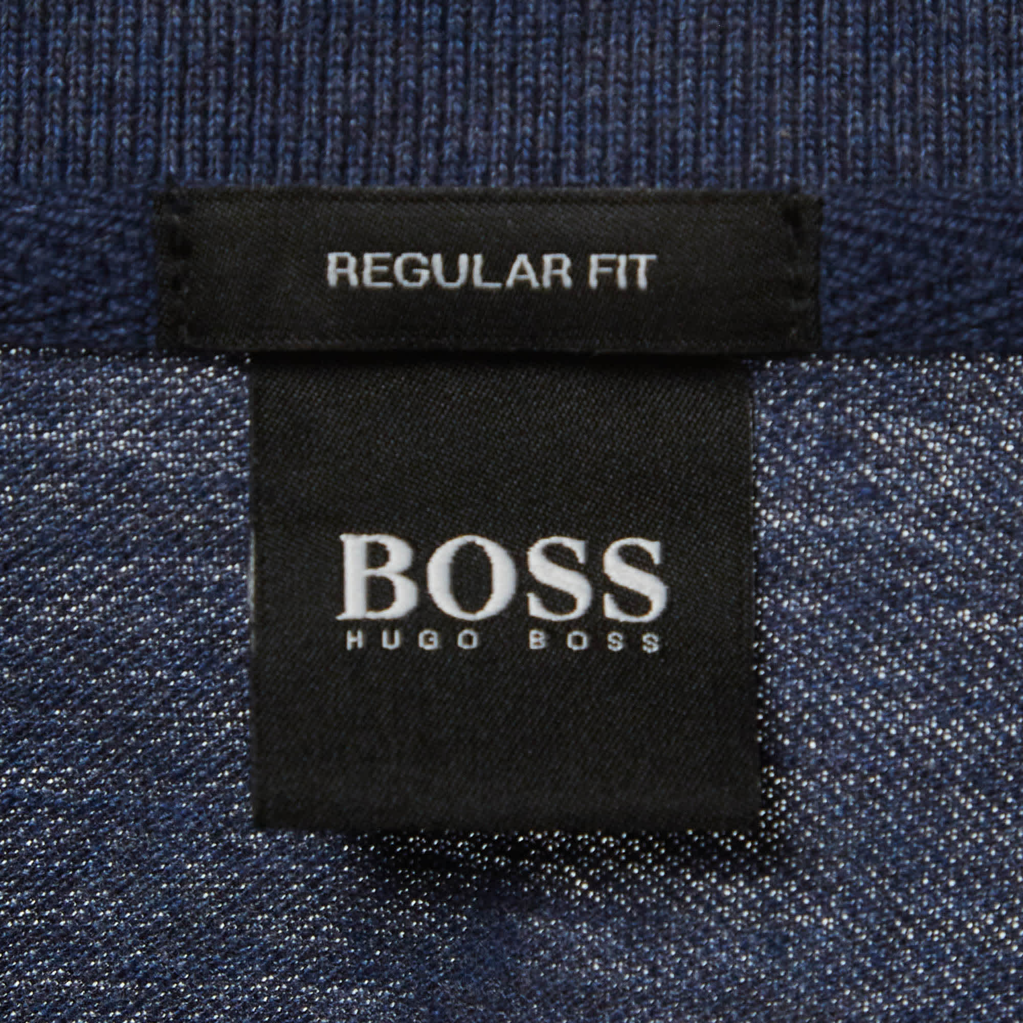 Hugo Boss Boss By Hugo Boss Blue Pique Polo T - Shirt