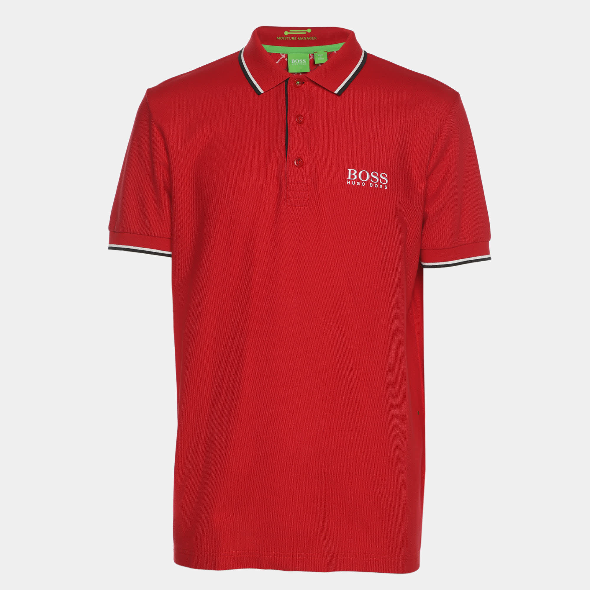 Hugo Boss Boss By Hugo Boss Red Jersey Modern Fit Polo T - Shirt