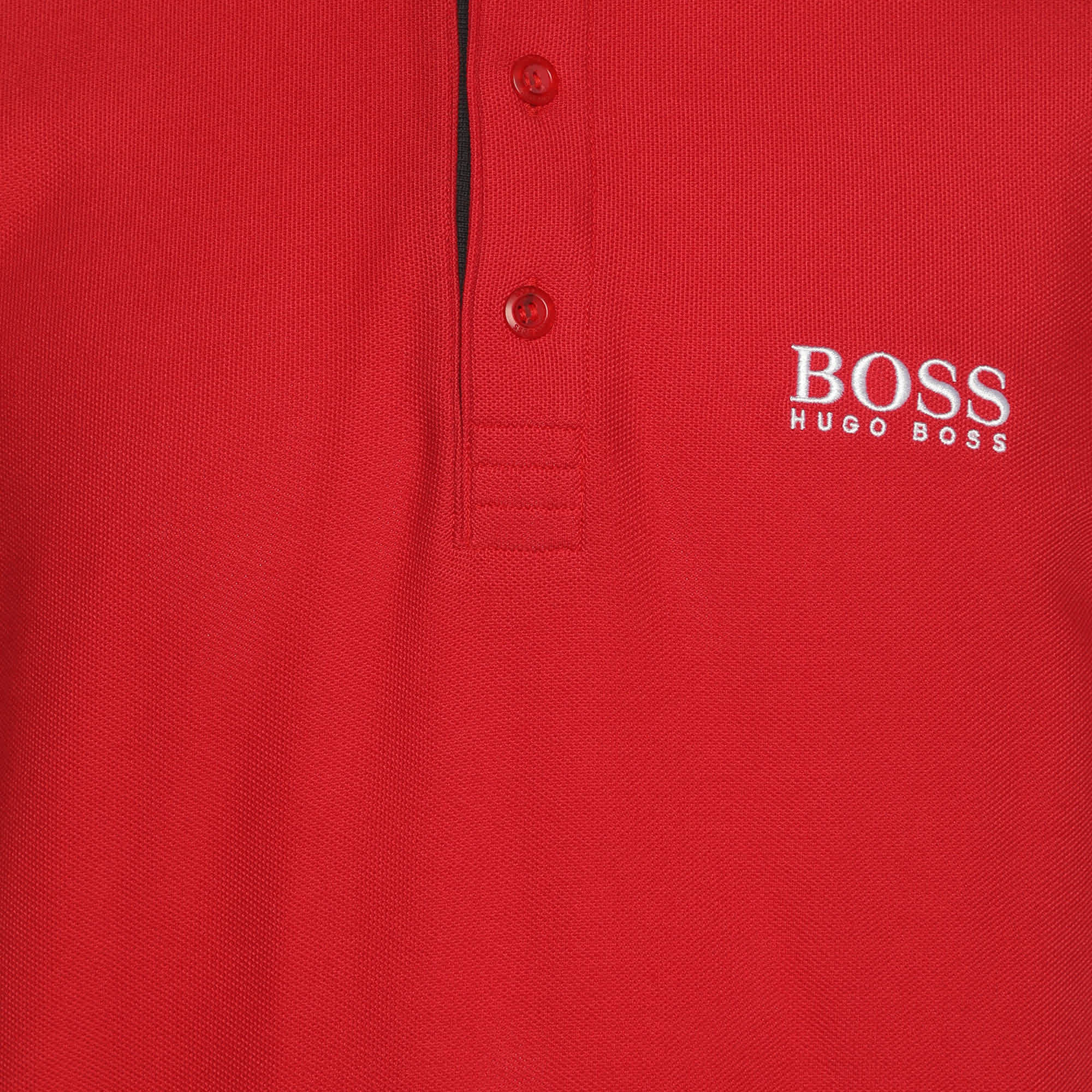 Hugo Boss Boss By Hugo Boss Red Jersey Modern Fit Polo T - Shirt
