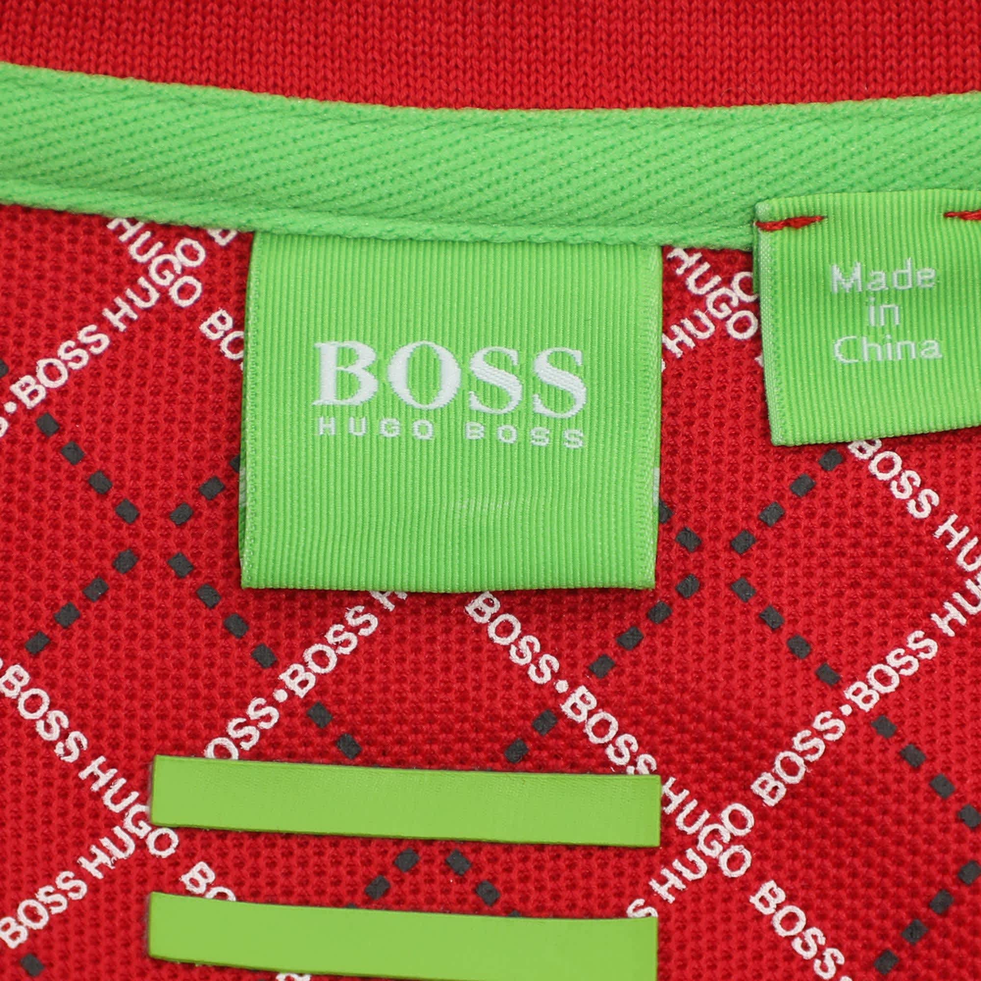 Hugo Boss Boss By Hugo Boss Red Jersey Modern Fit Polo T - Shirt