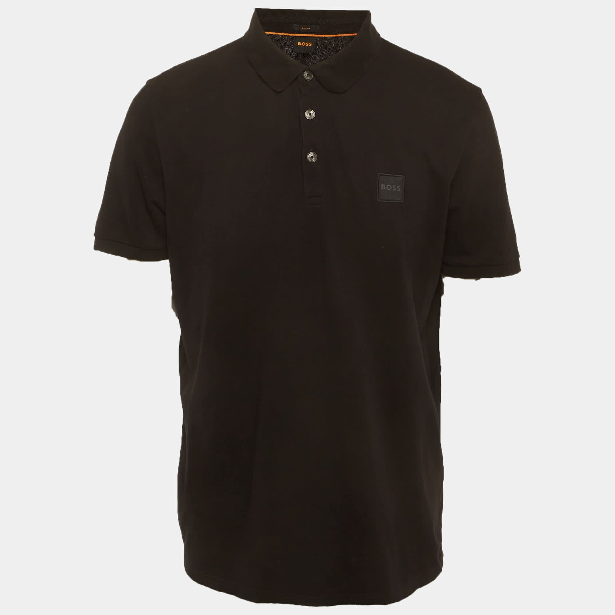Hugo Boss Boss By Hugo Boss Black Jersey Pique Polo T - Shirt