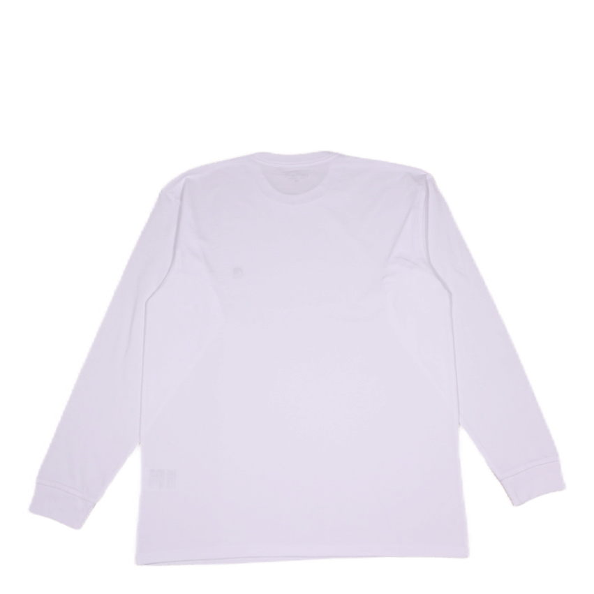 Carhartt WIP L/s Chase T - shirt 100% Cotton White / Gold