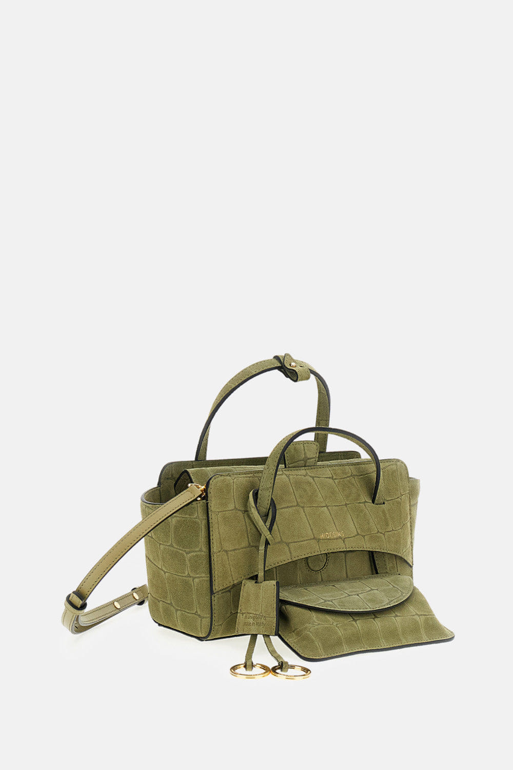 Hidesins BORSA FLAP S SCAMOSCIATA