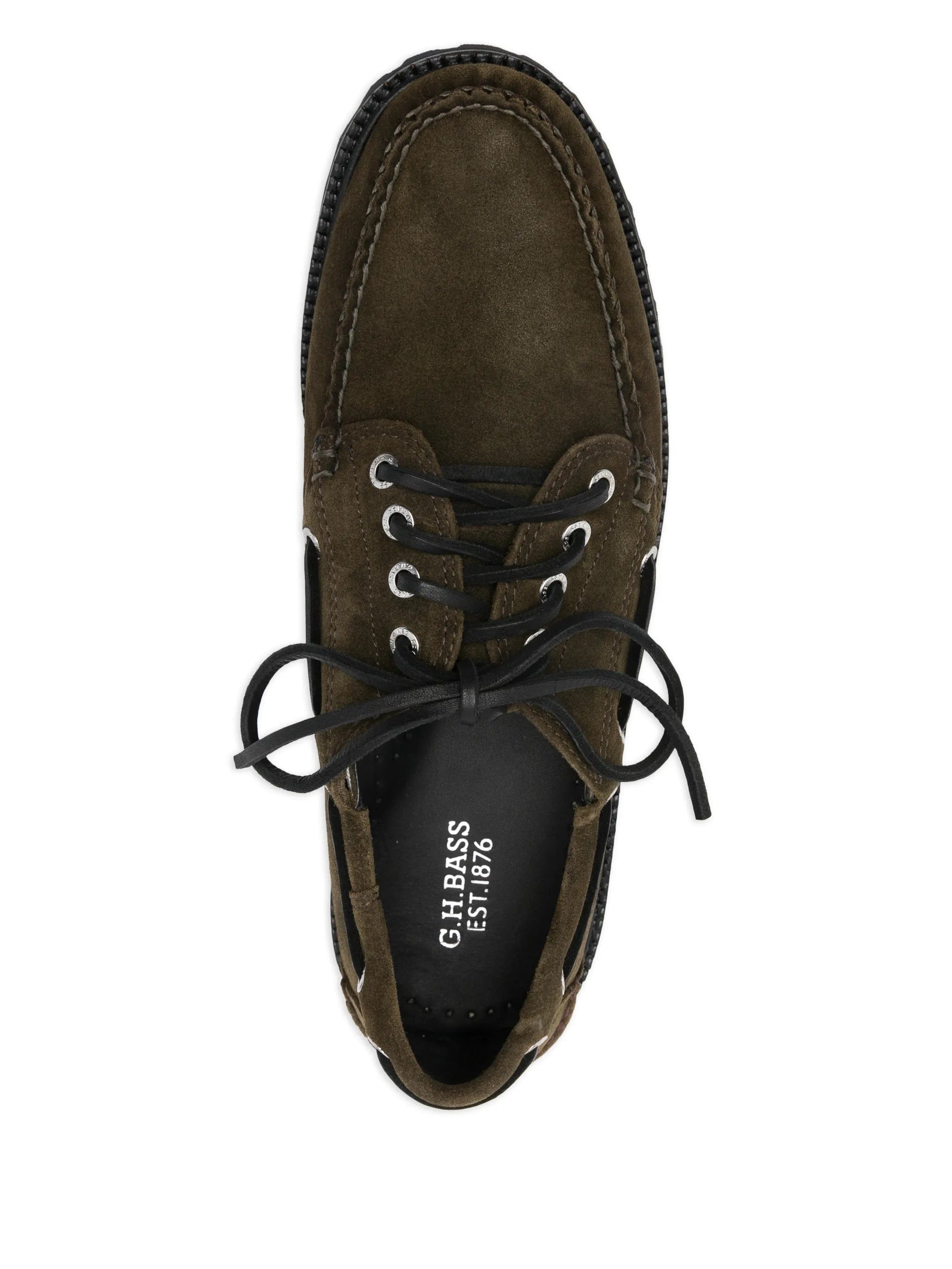 G.h.bass lace - up lug - sole boat shoes