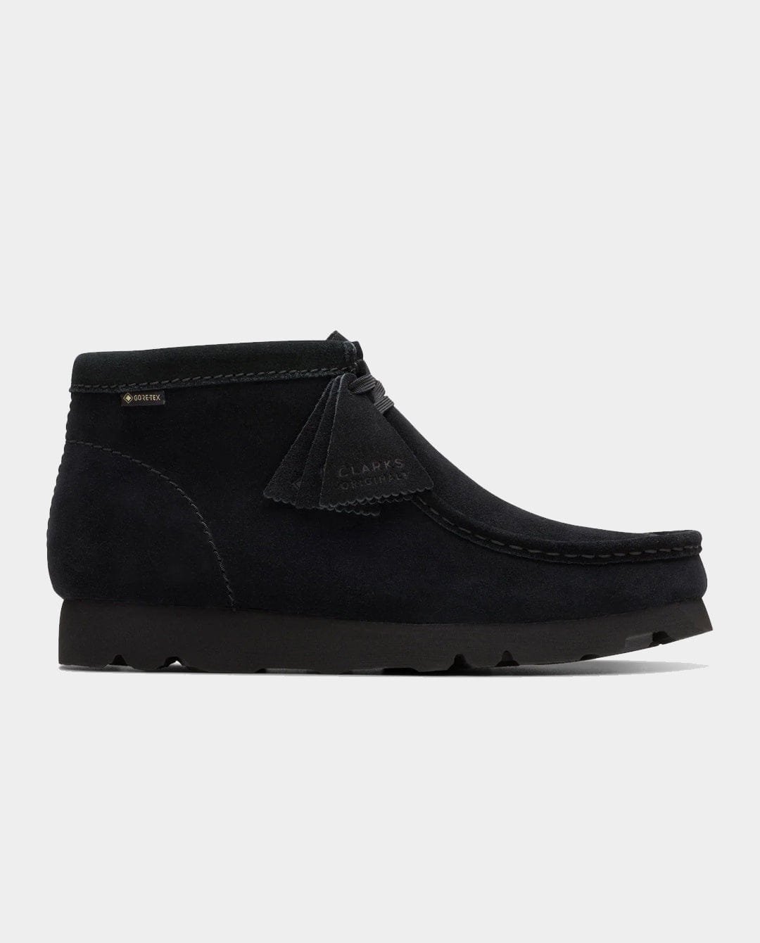 Clarks - Gore - Tex Wallabee Boot - Black Suede