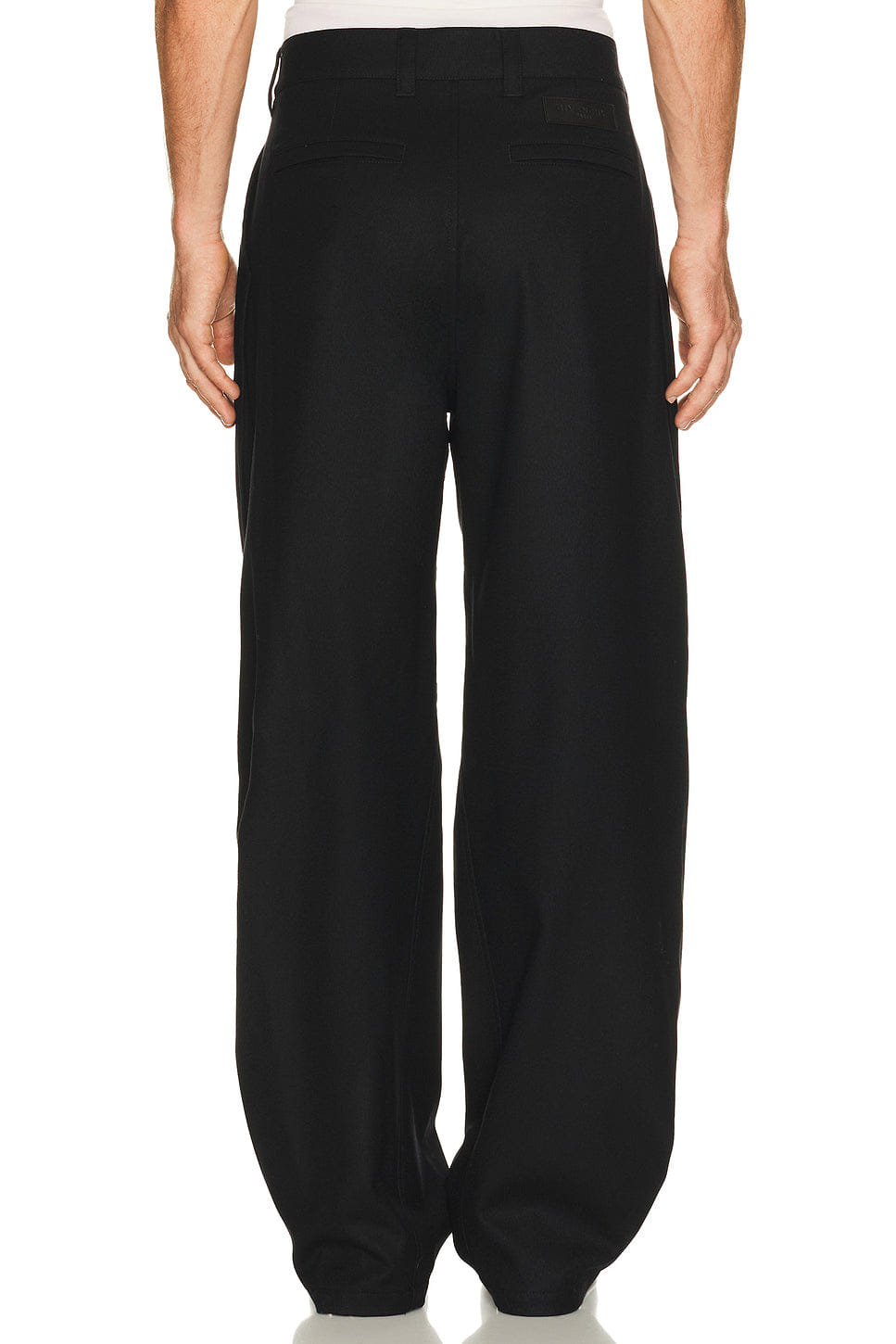 Givenchy Dry Wool Flannel Couture Seams Trousers