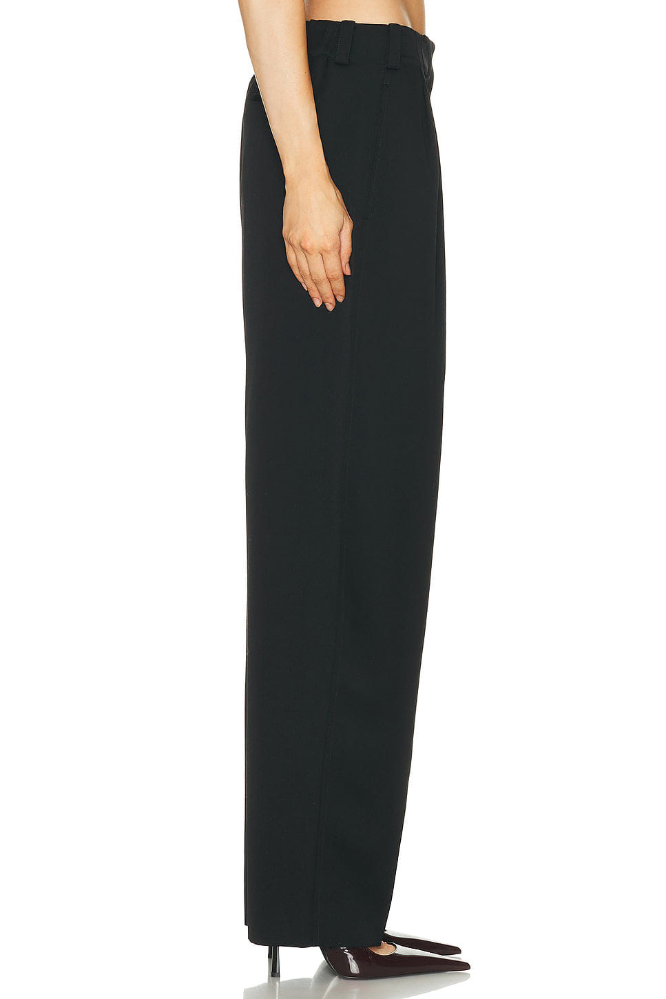 Givenchy Double Pleated Low Waist Pant