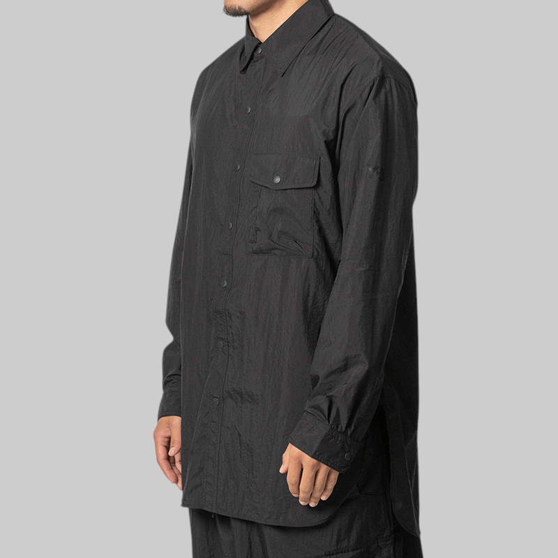 Y-3 Gradient 3 - Stripes Nylon Overshirt - Black