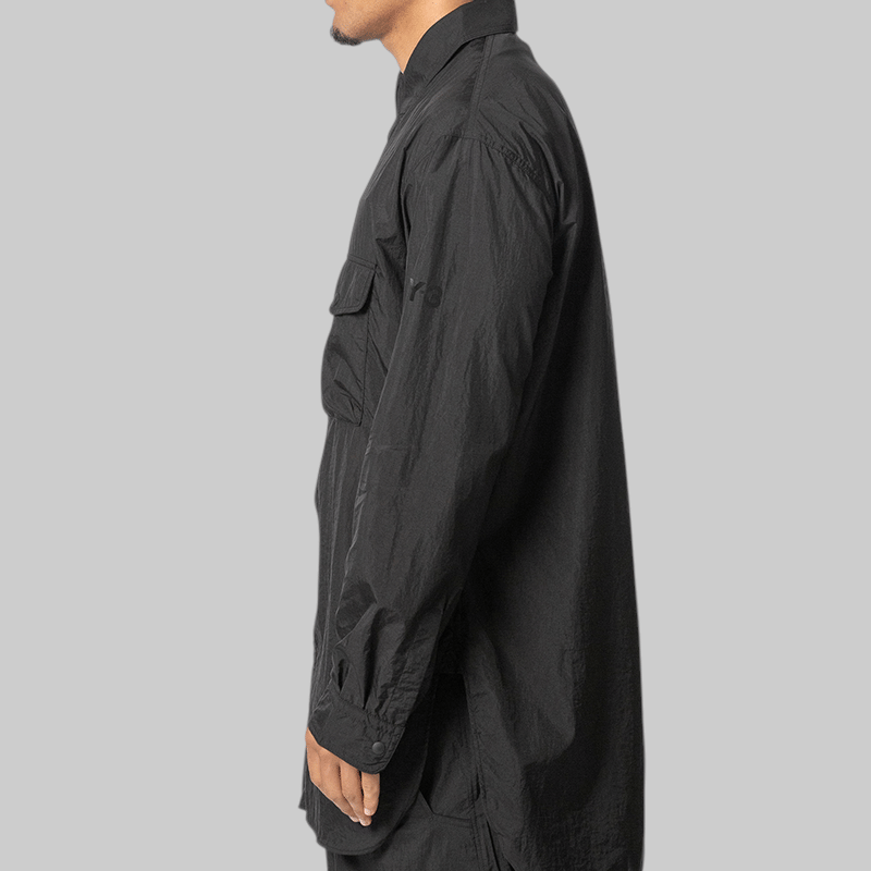 Y-3 Gradient 3 - Stripes Nylon Overshirt - Black
