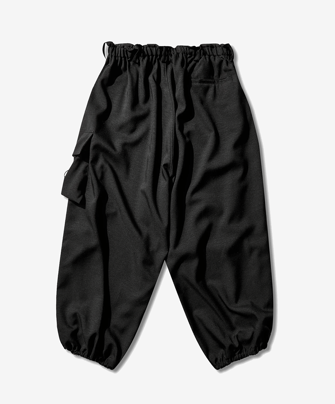 Y - 3 | SPORT UNIFORM WIDE CARGO PANTS { BLACK