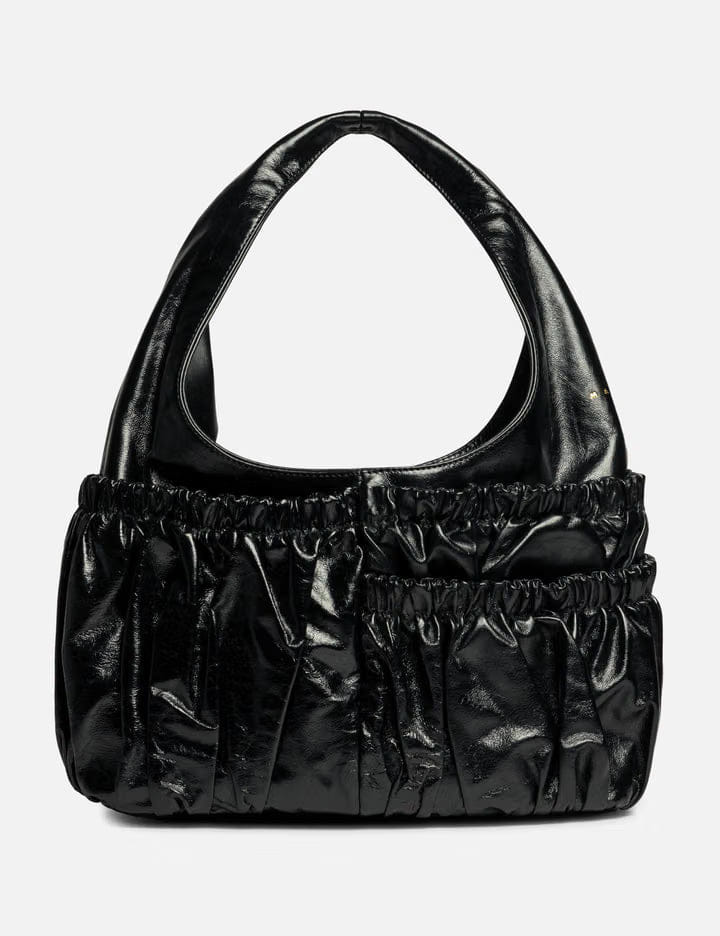 Marni Leather Gathered Hobo Bag
